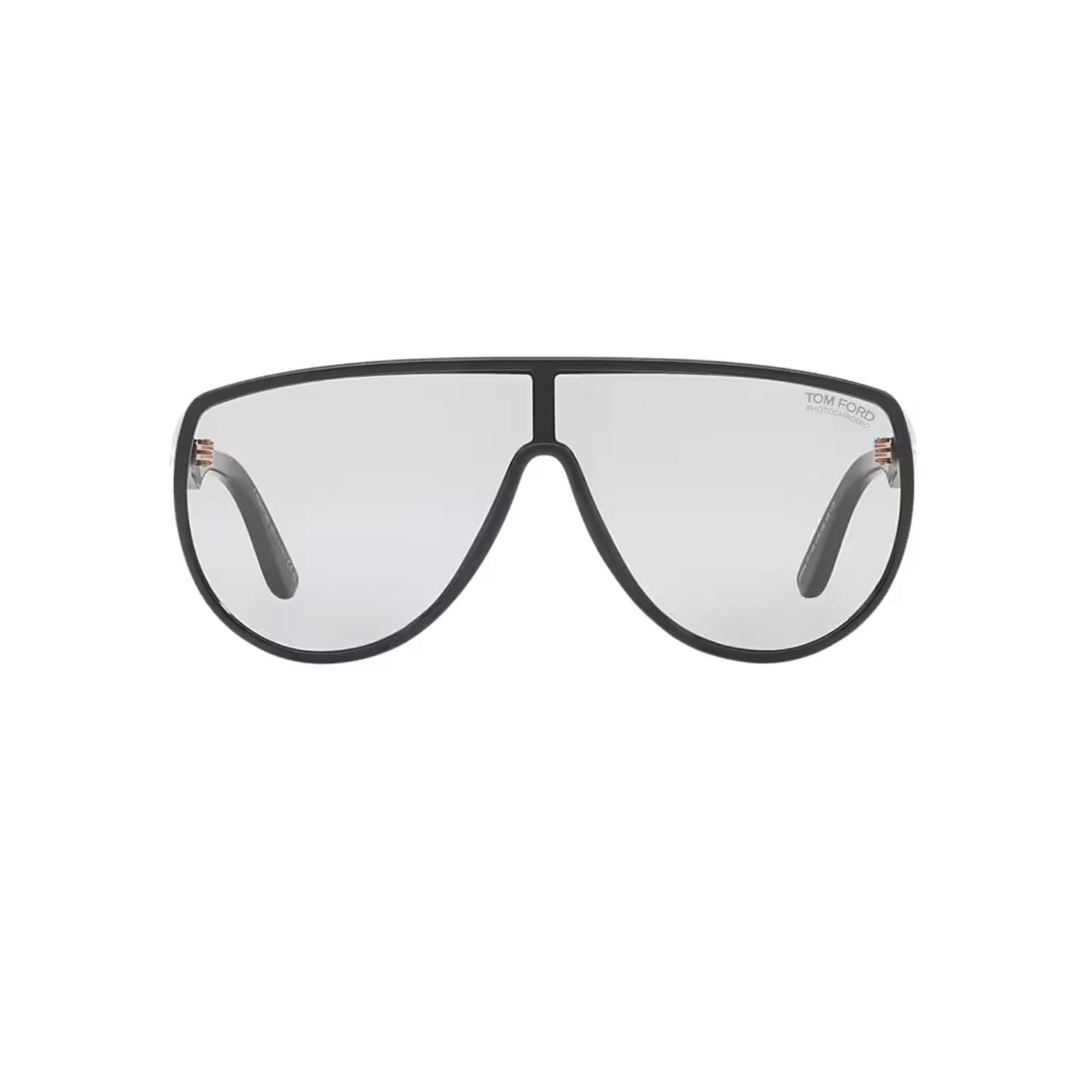 Tom Ford TF 1182 01A 145 Unisex Achilles Siyah Kemik Güneş Gözlüğü