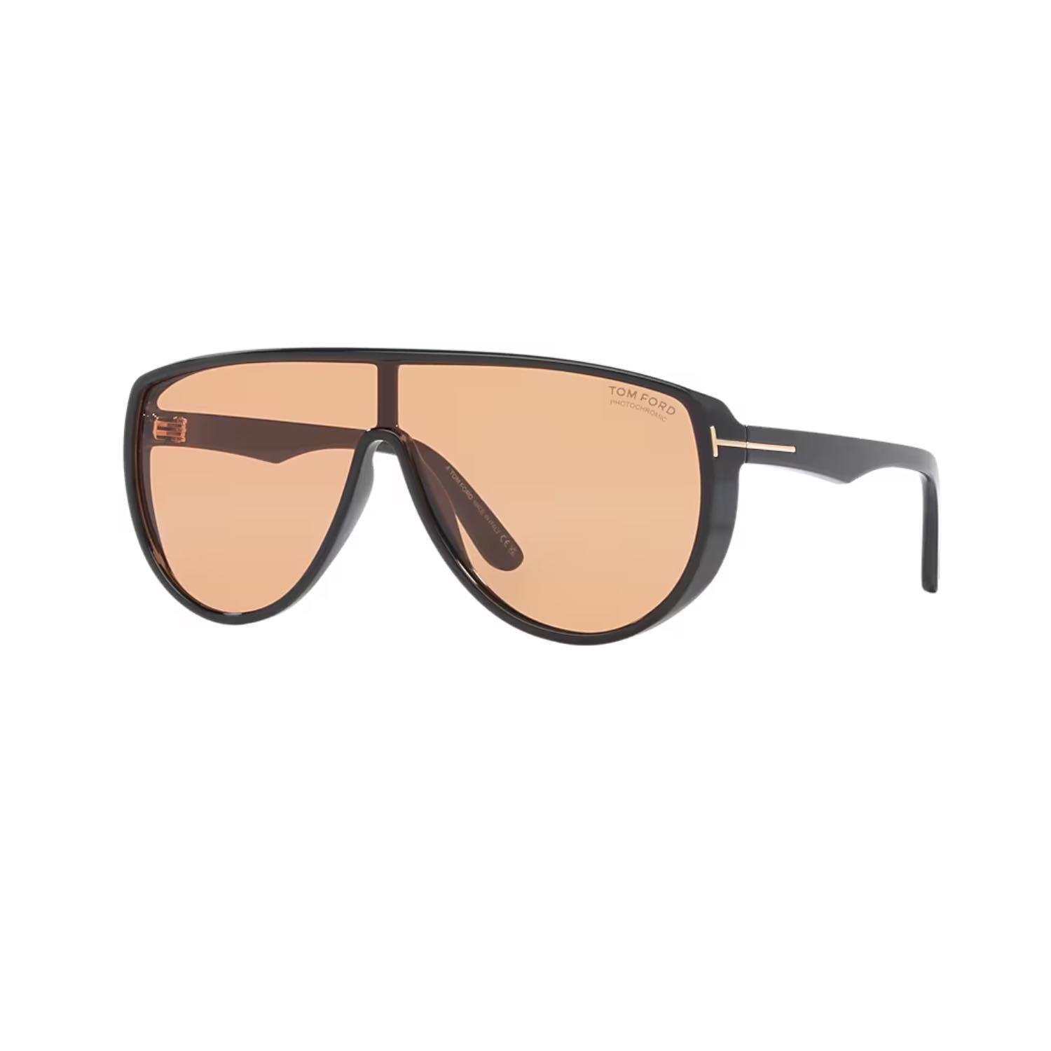 Tom Ford TF 1182 01E 135 Unisex Achilles Siyah Kemik Güneş Gözlüğü