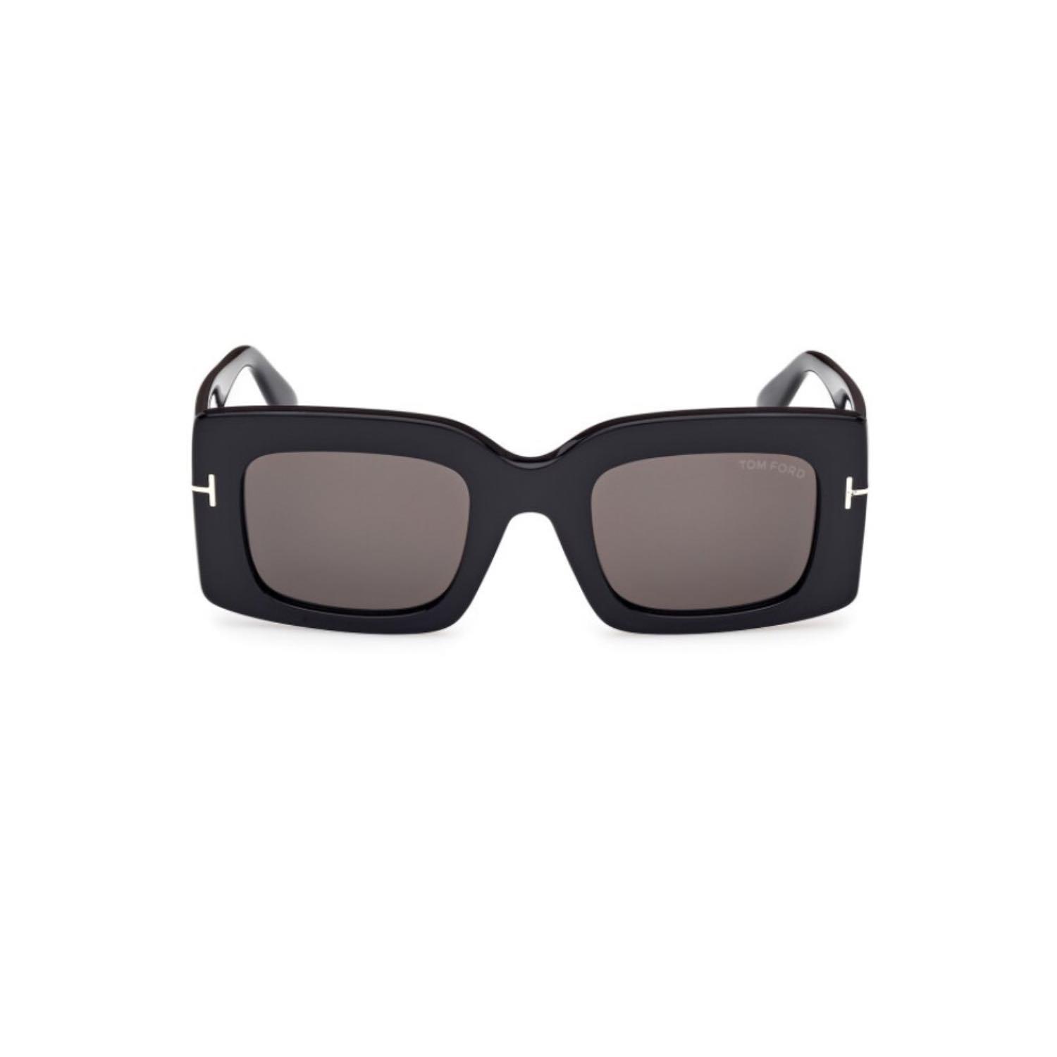 Tom Ford Tf 1188 01A 50 Kadın Kare Siyah Kemik Güneş Gözlüğü