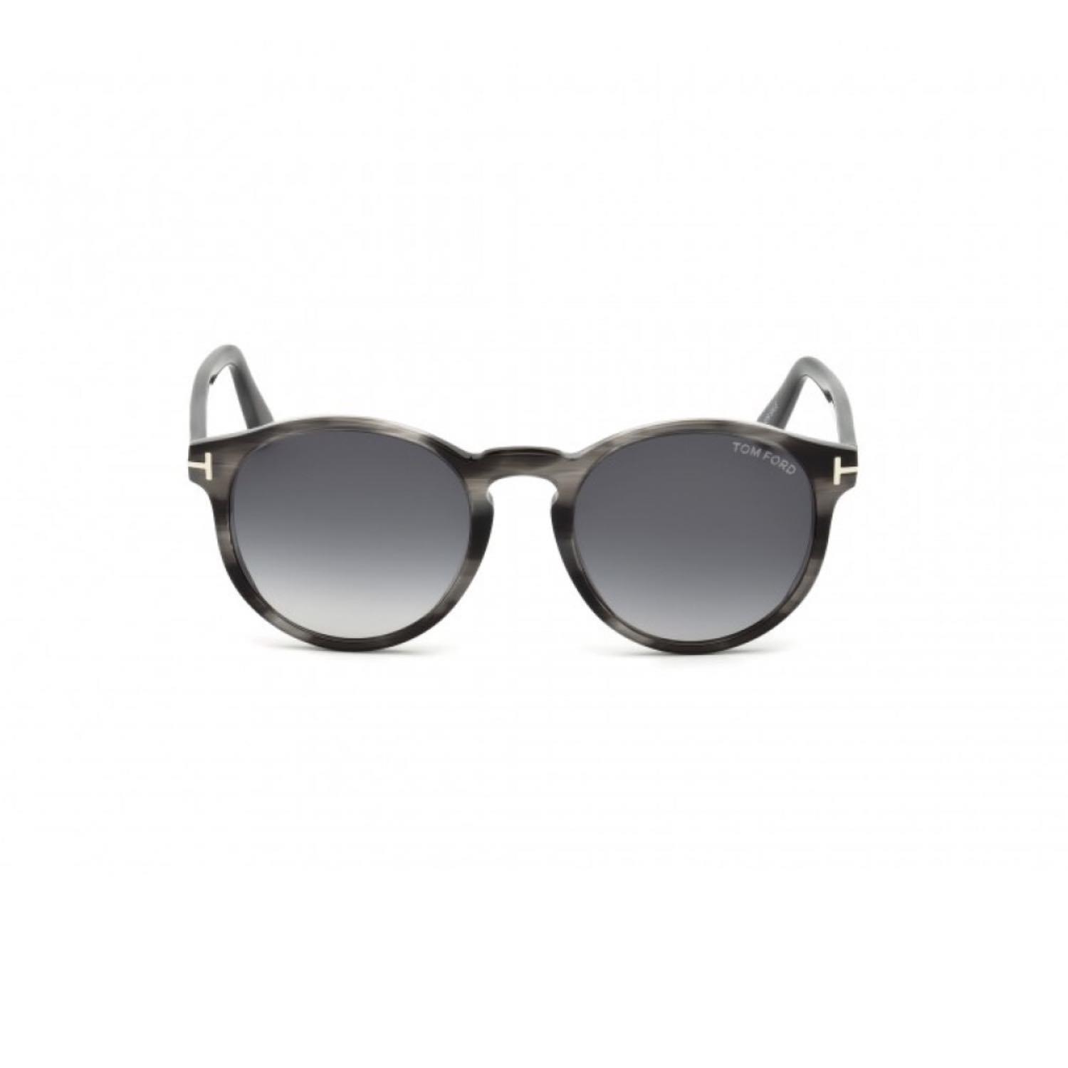 Tom Ford Tf 591 20B 51 Unisex Oval Kırçıllı Beyaz Kemik Güneş Gözlüğü