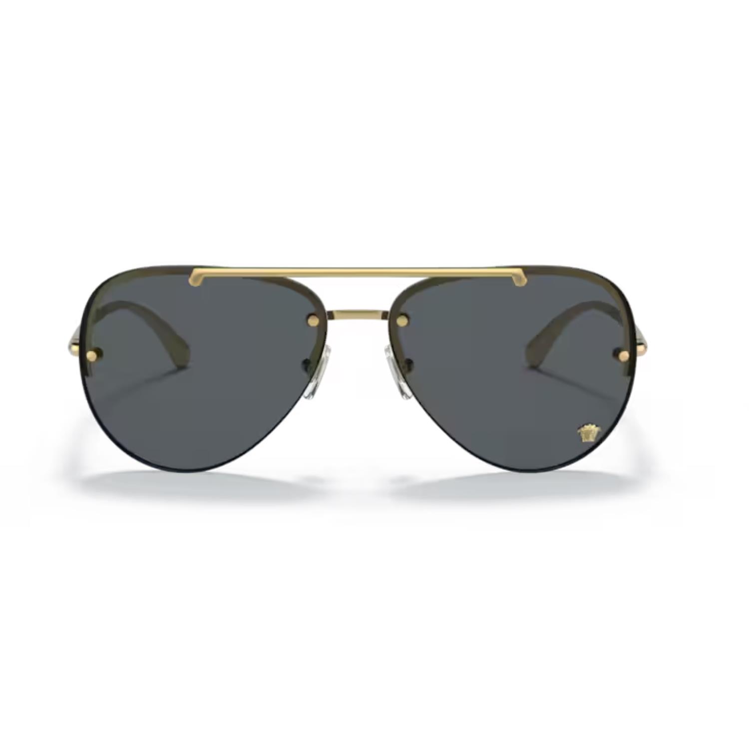 Versace 2231 100287 60 Unisex Damla Gold Metal Güneş Gözlüğü