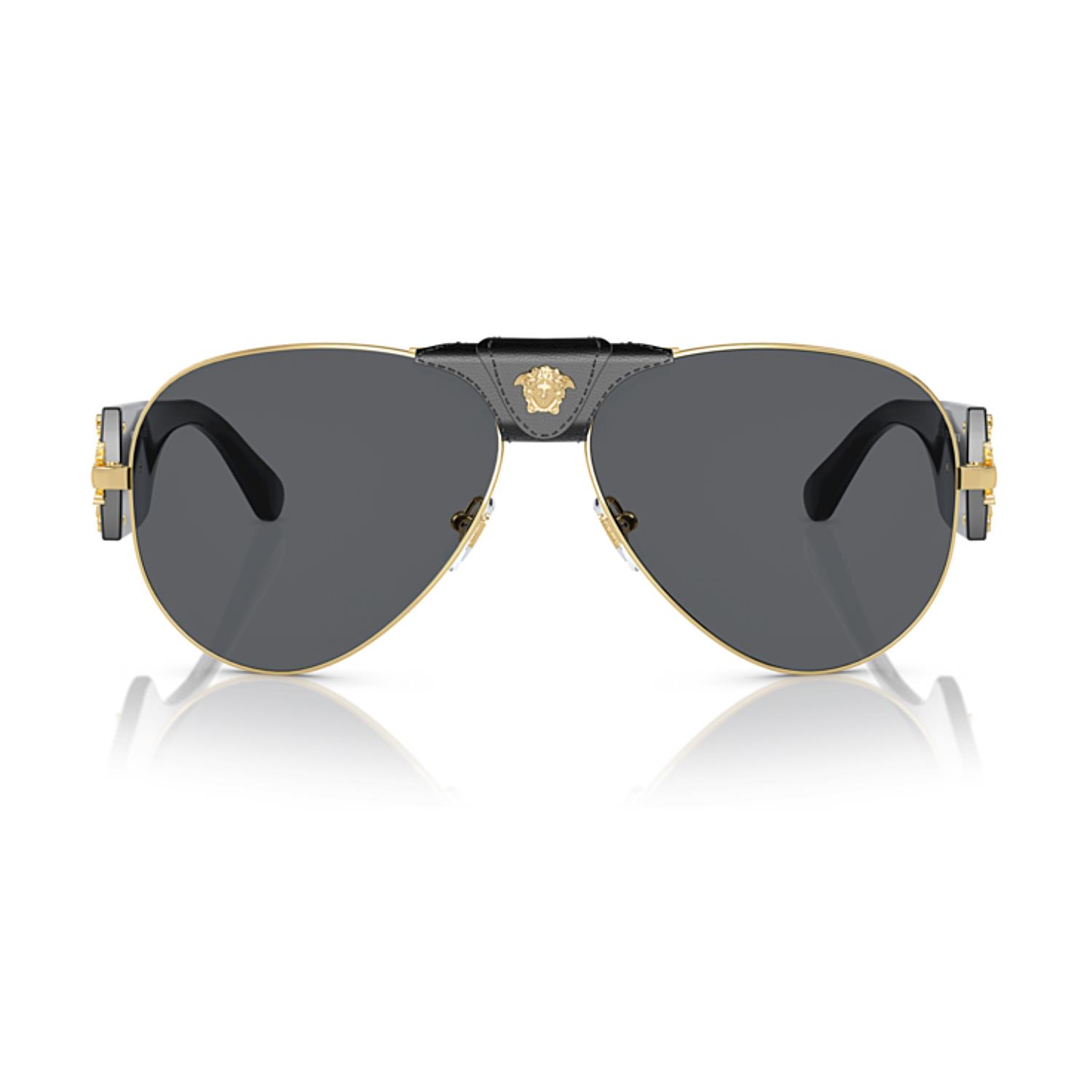 Versace VE 2150Q 100287 62 Erkek Gold Damla Güneş Gözlüğü
