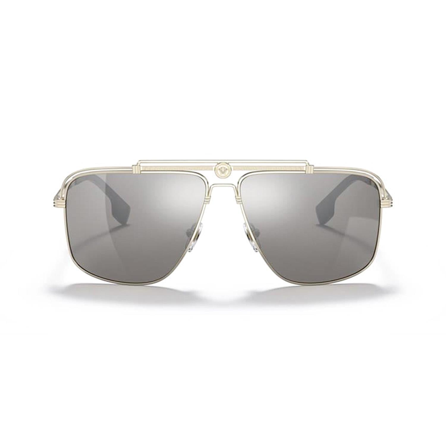 Versace VE 2242 12526G 61 Erkek Gold Metal Güneş Gözlüğü