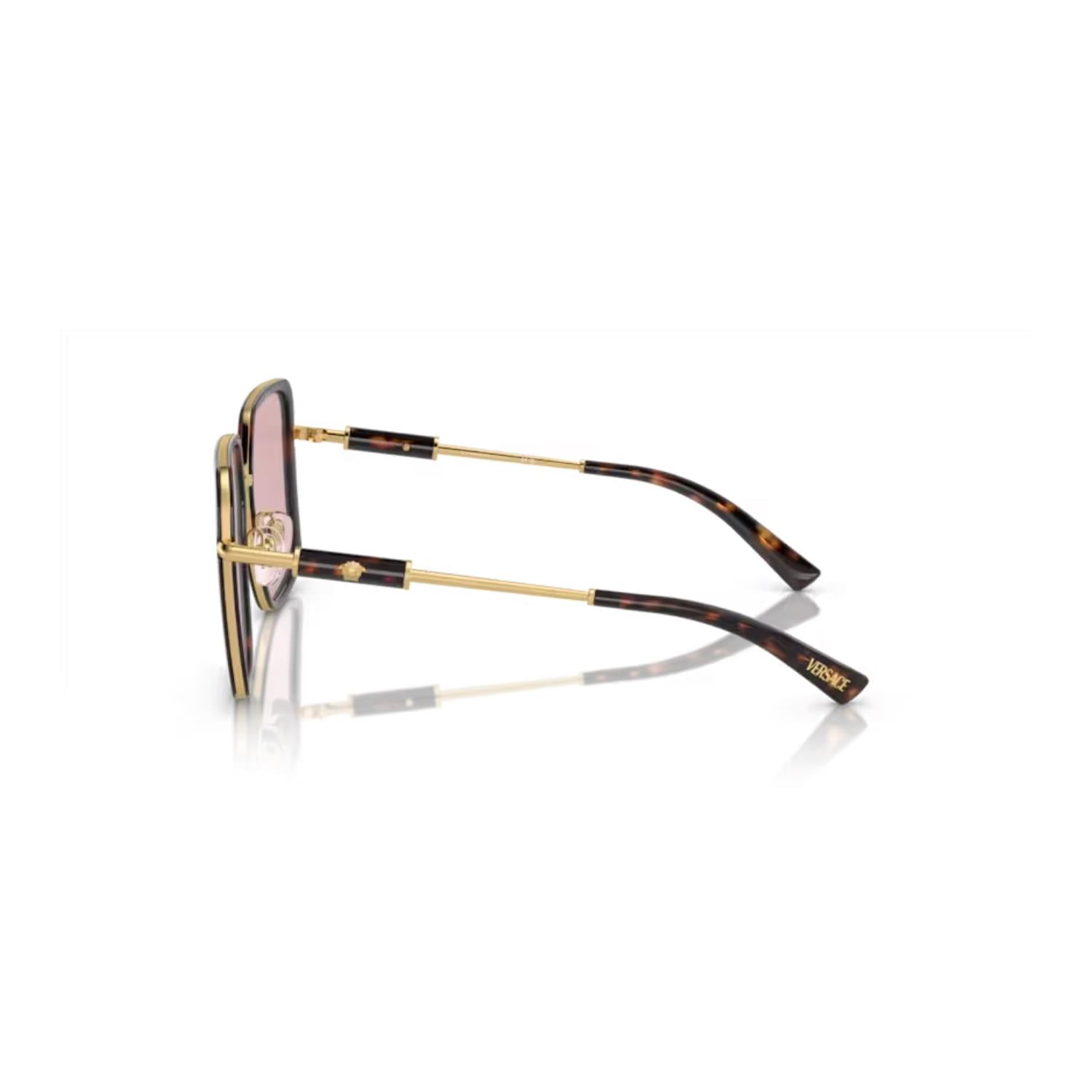 Versace VE 2261 100284 56 Kadın Gold Metal Güneş Gözlüğü