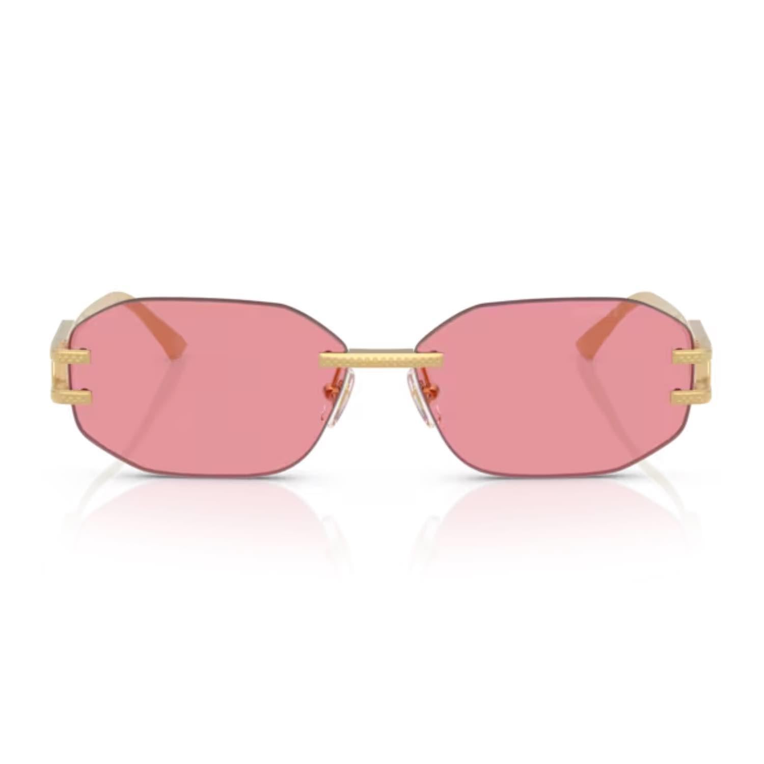 Versace VE 2274 100284 58 Kadın Geometrik Gold Metal Güneş Gözlüğü