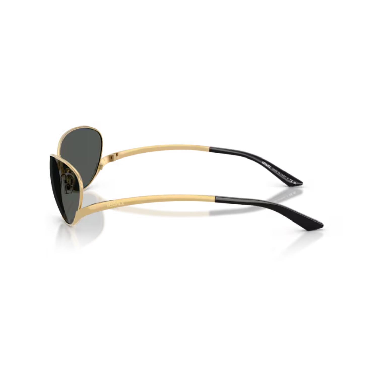 Versace VE 2285 100287 64 Kadın Oval Gold Metal Güneş Gözlüğü