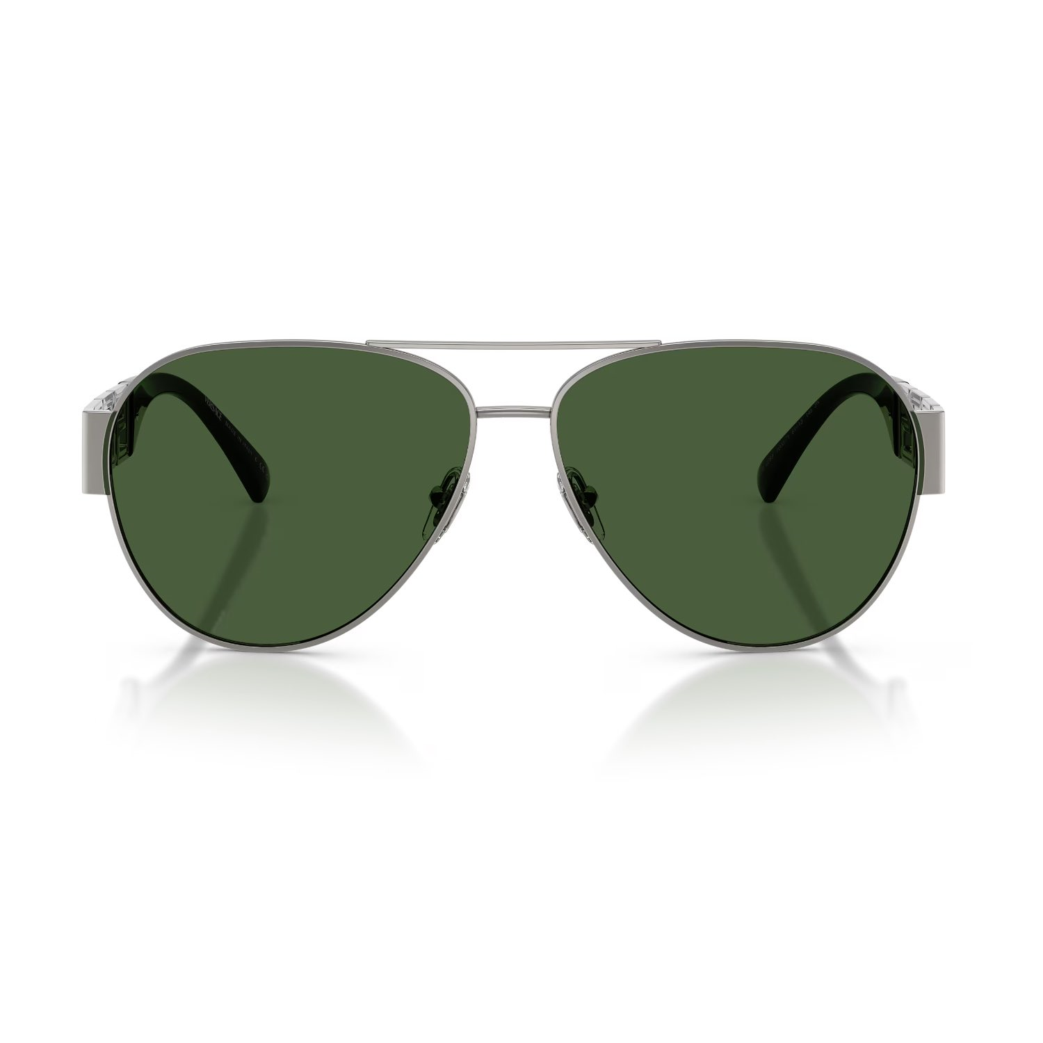 Versace VE 2289 100071 61 Erkek Pilot Gri Metal Güneş Gözlüğü