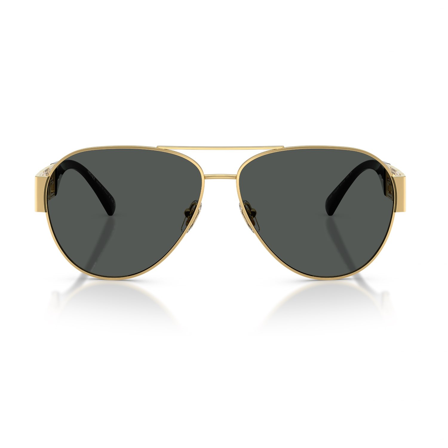 Versace VE 2289 100287 61 Erkek Pilot Gold Metal Güneş Gözlüğü