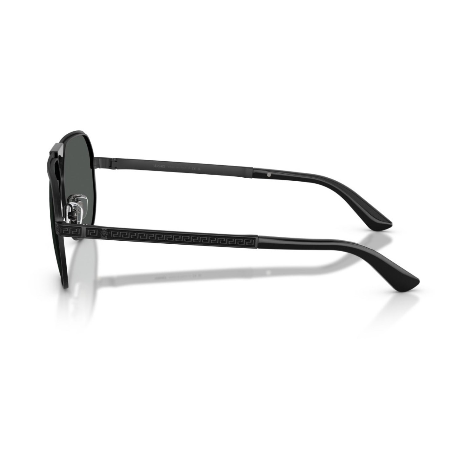 Versace VE 2294 126187 61 Unisex Geometrik Siyah Metal Güneş Gözlüğü