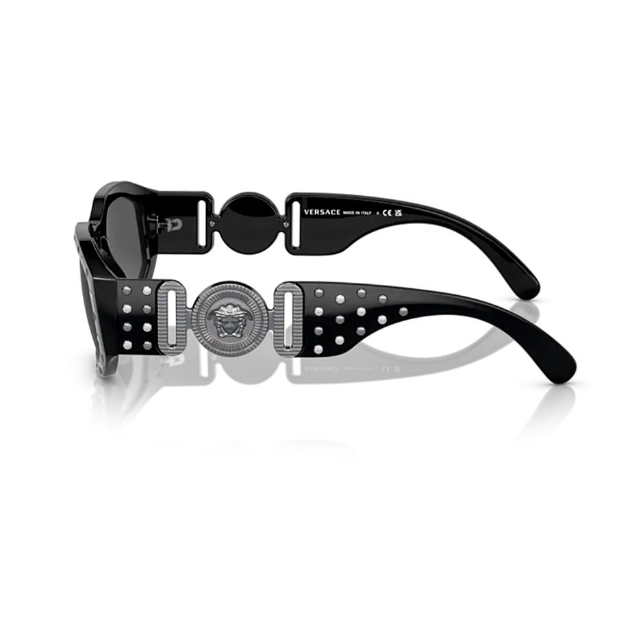 Versace VE 4361 539887 53 Kadın Siyah Geometrik Güneş Gözlüğü