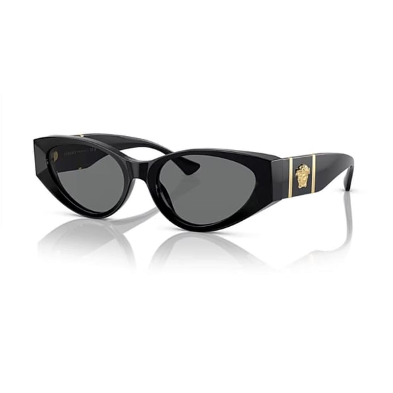 Versace VE 4454 GB187 55 Kadın Cat Eye Siyah Kemik Güneş Gözlüğü