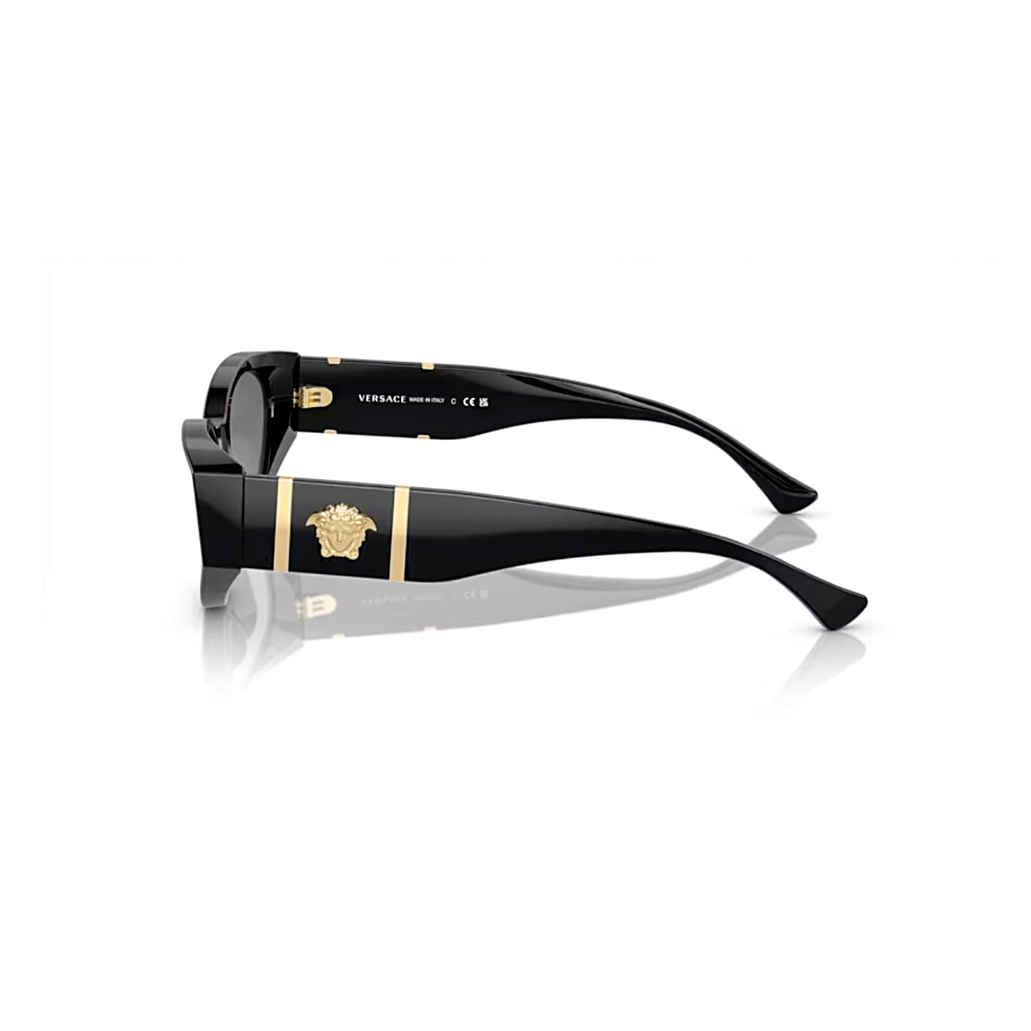 Versace VE 4454 GB187 55 Kadın Cat Eye Siyah Kemik Güneş Gözlüğü
