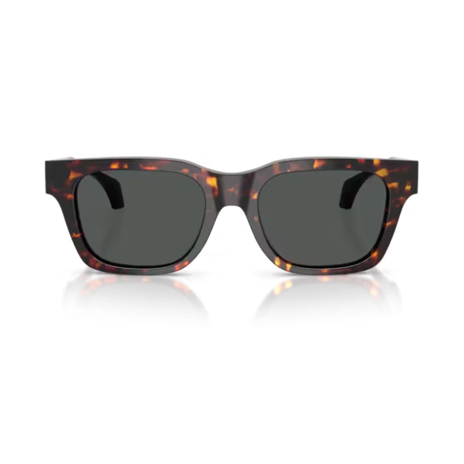 Versace VE 4486 550987 52 Unisex Kare Kırçıllı Kahverengi Kemik Güneş Gözlüğü