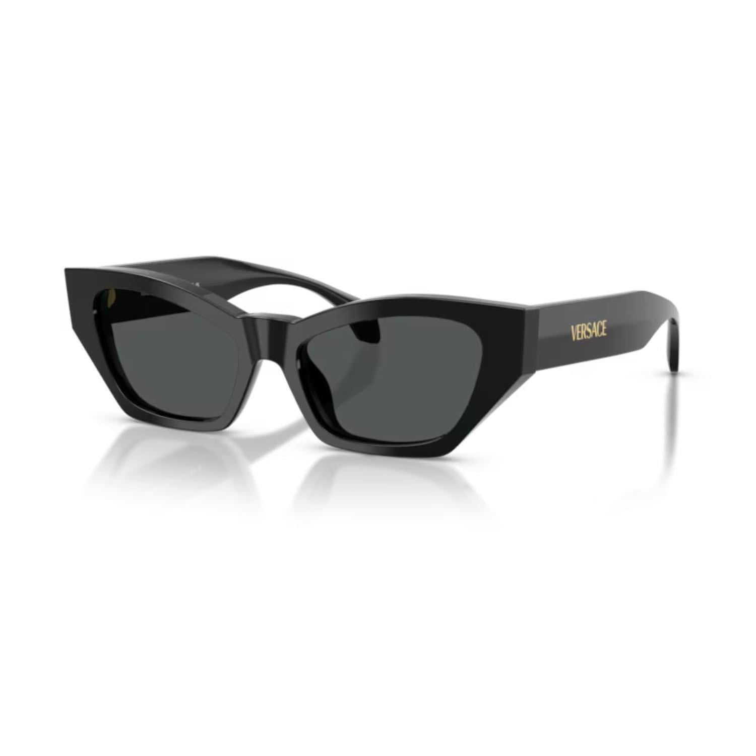 Versace VE 4488U GB187 53 Kadın Cat Eye Siyah Kemik Güneş Gözlüğü