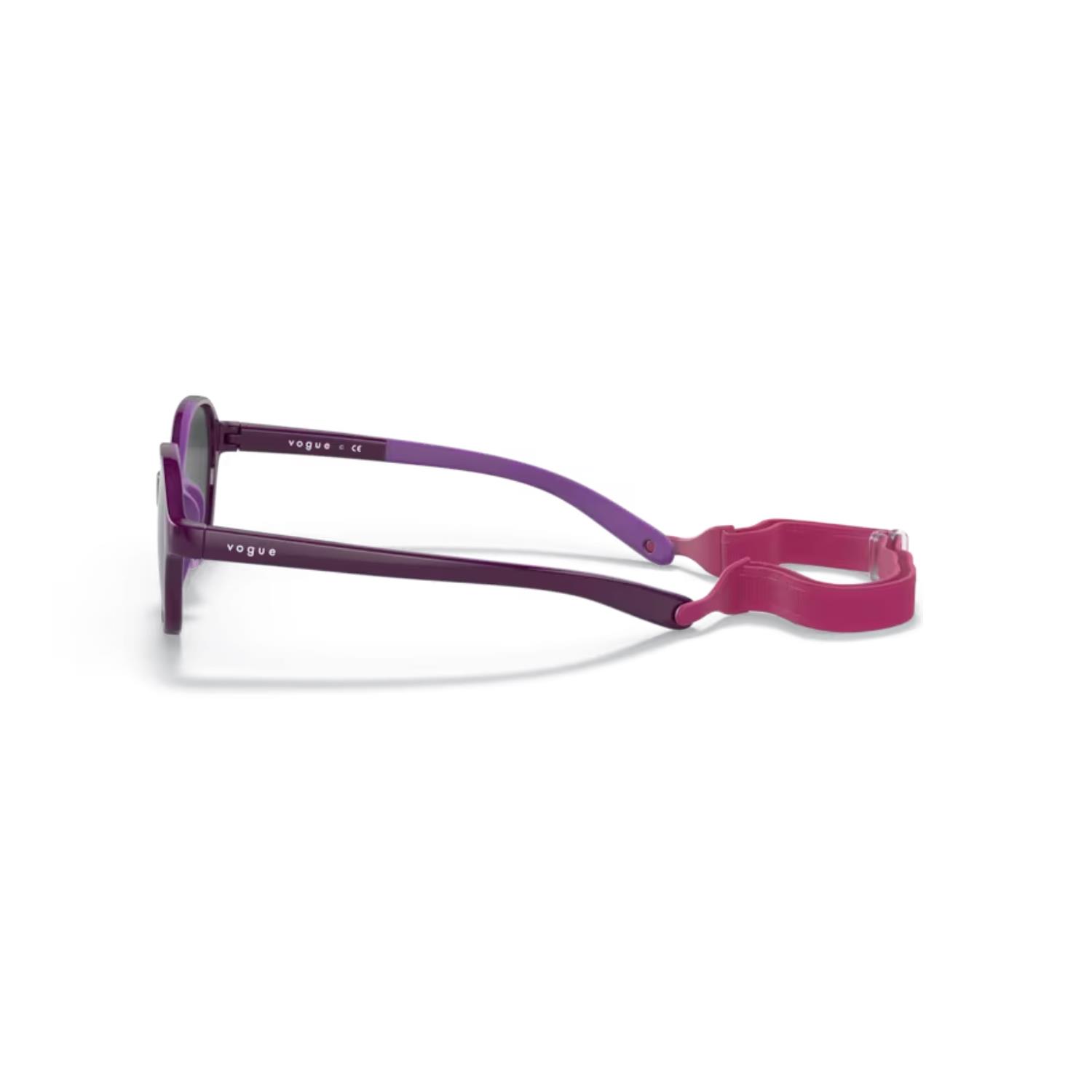 Vogue Junior 2012 297687 43 Çocuk Oval Mor Kemik Güneş Gözlüğü