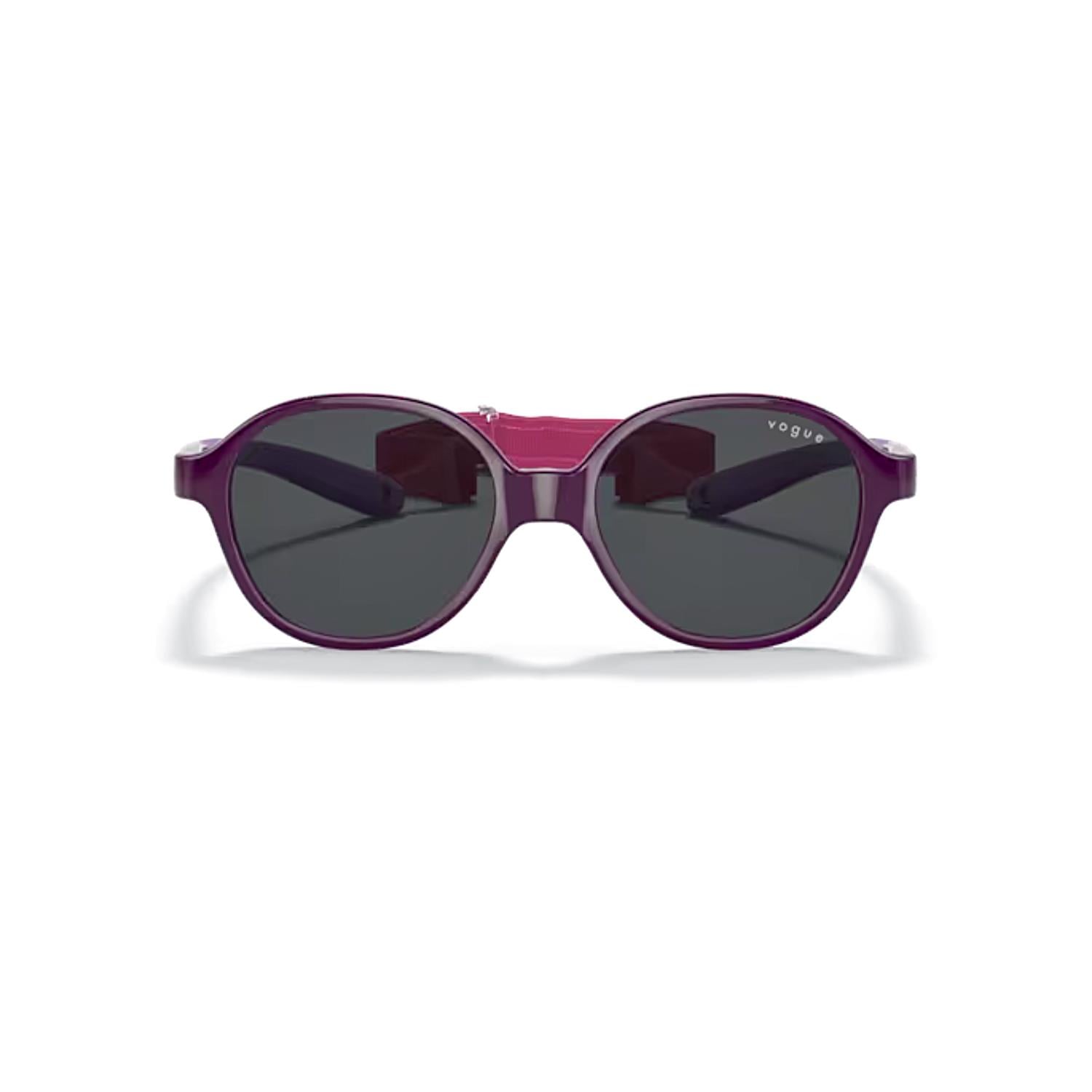 Vogue Junior VJ 2012 297687 40 Çocuk Oval Koyu Mor Kemik Güneş Gözlüğü