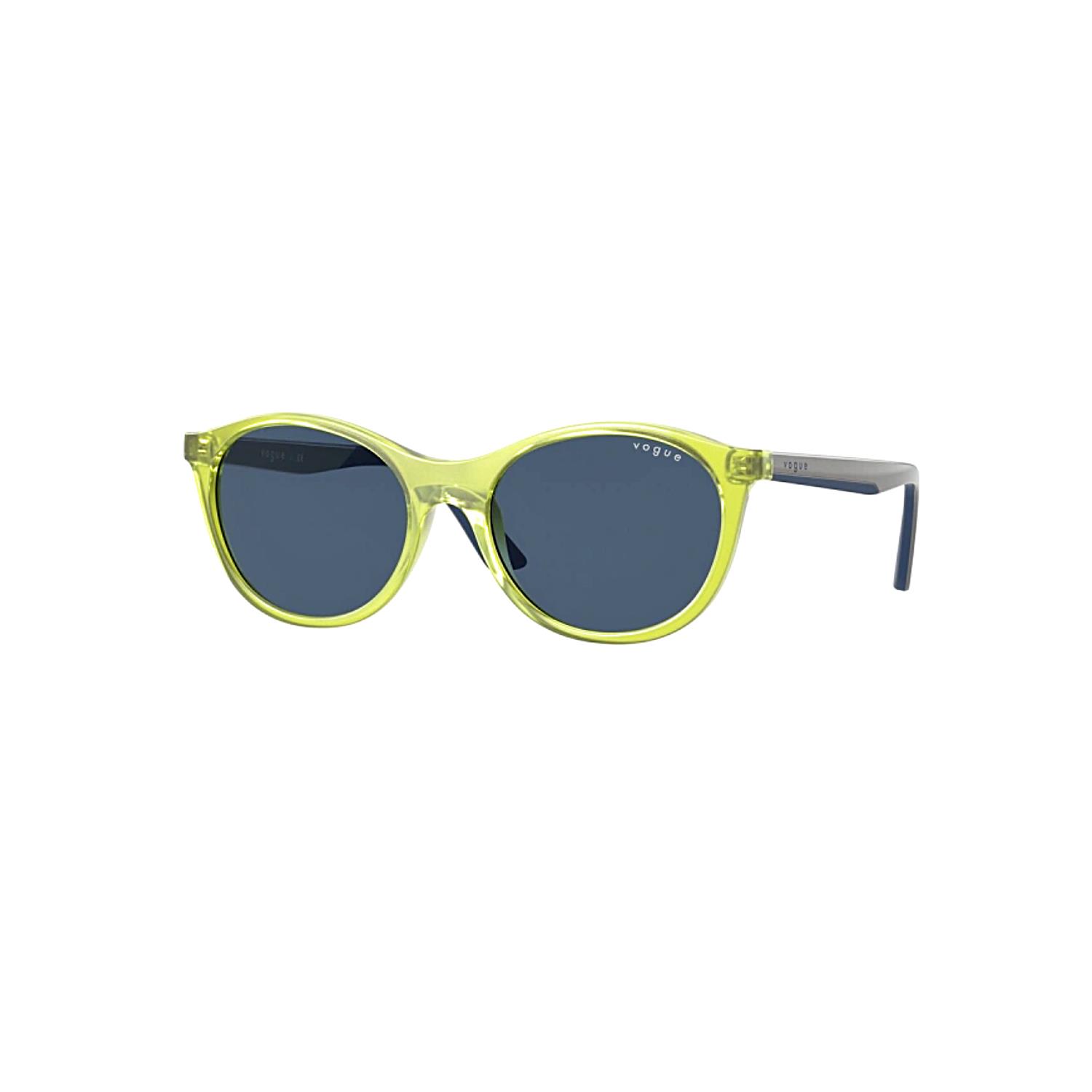 Vogue Junior VJ 2015 299180 48 Çocuk Oval Şeffaf Yeşil Kemik Güneş Gözlüğü
