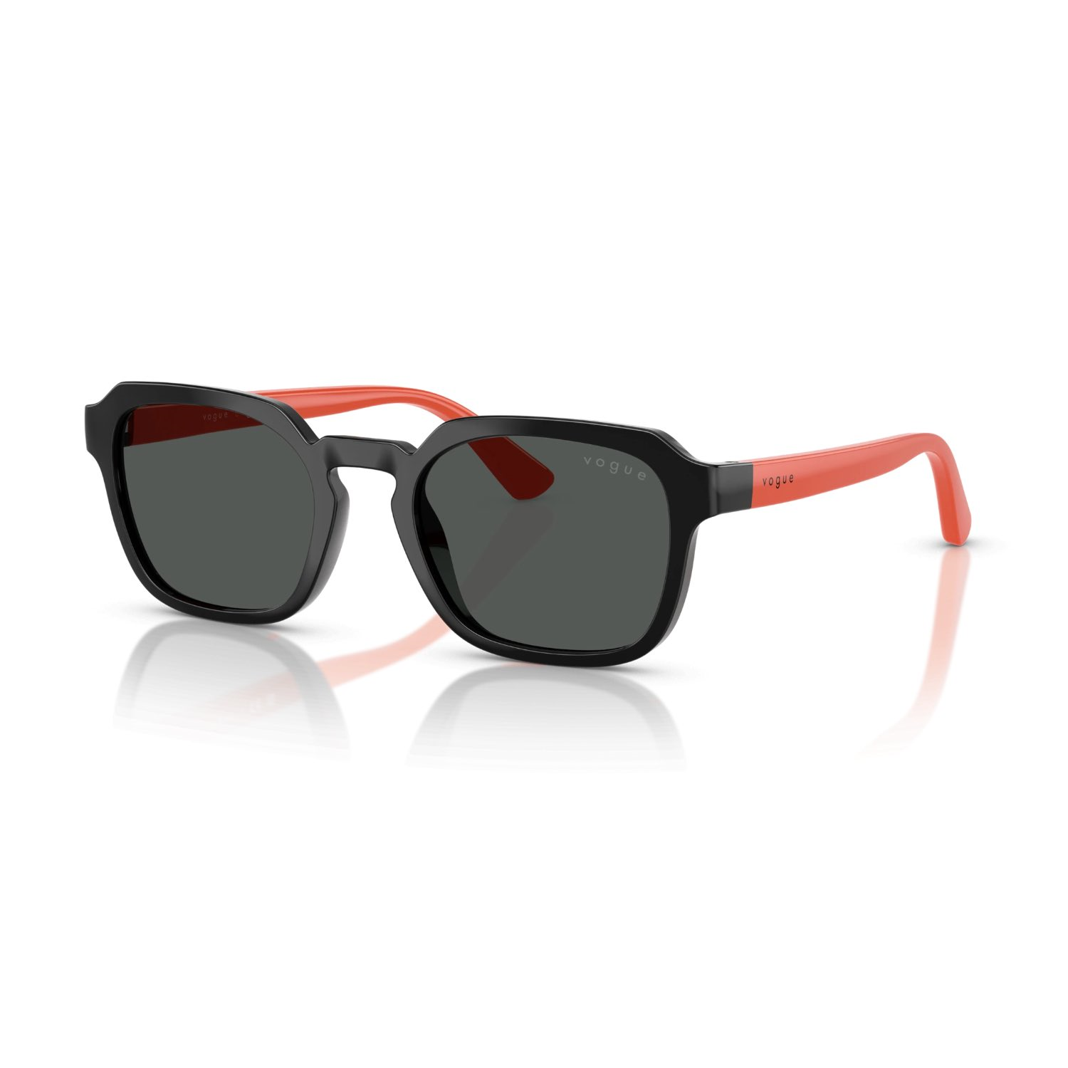 Vogue Junior VJ 2025 W4487 46 Çocuk Geometrik Siyah Kemik Güneş Gözlüğü