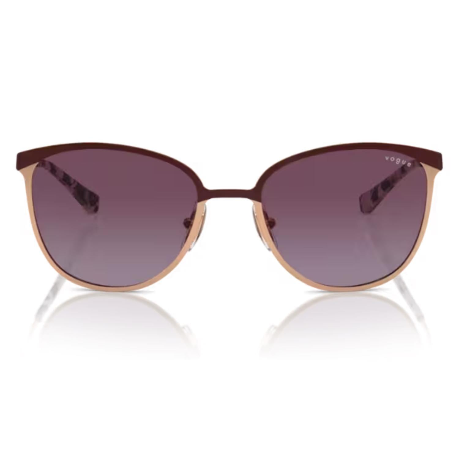 Vogue VO 4002S 51708H 55 Kadın Oval Rose Gold Metal Güneş Gözlüğü