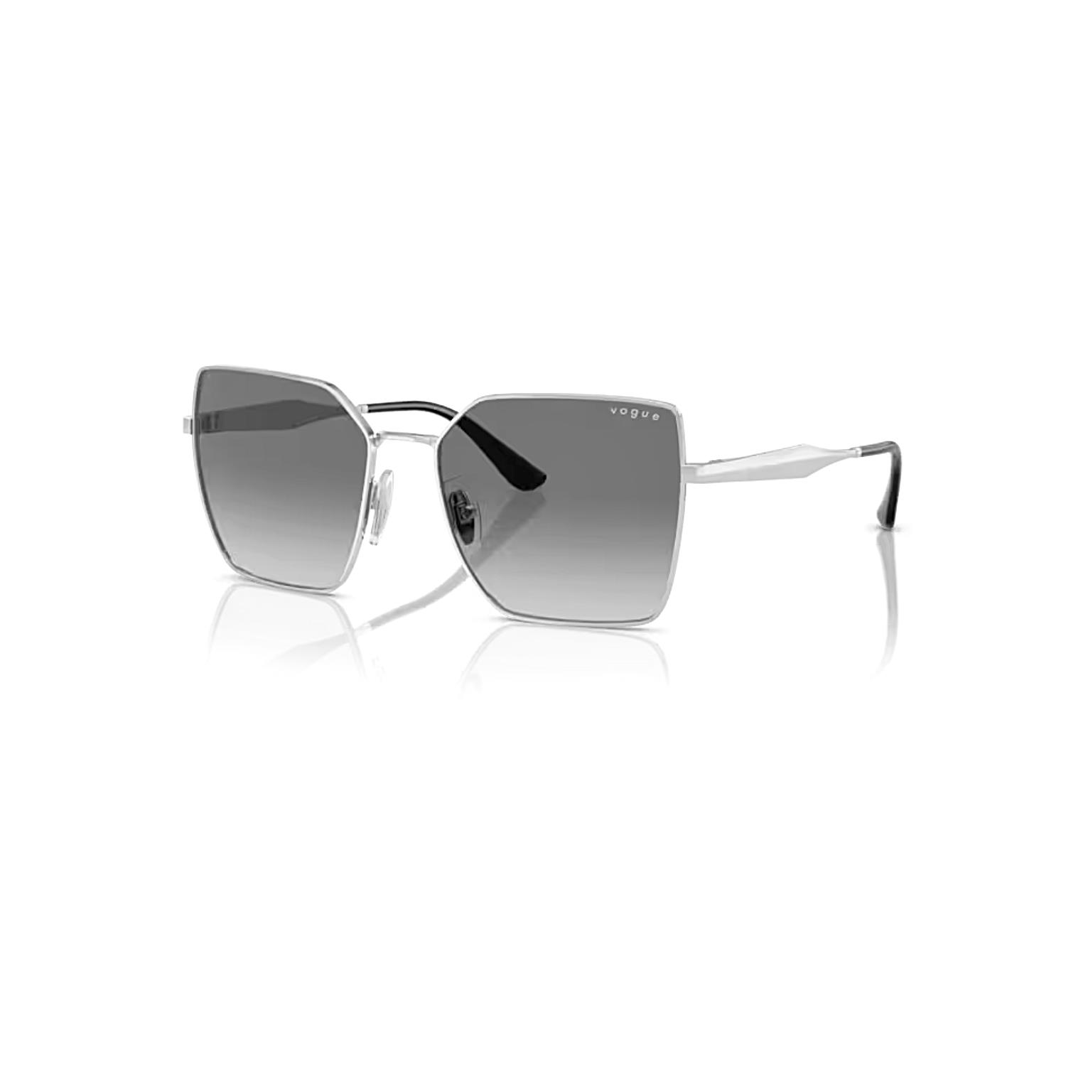 Vogue VO 4284S 32311 56 Kadın Geometrik Gümüş Metal Güneş Gözlüğü