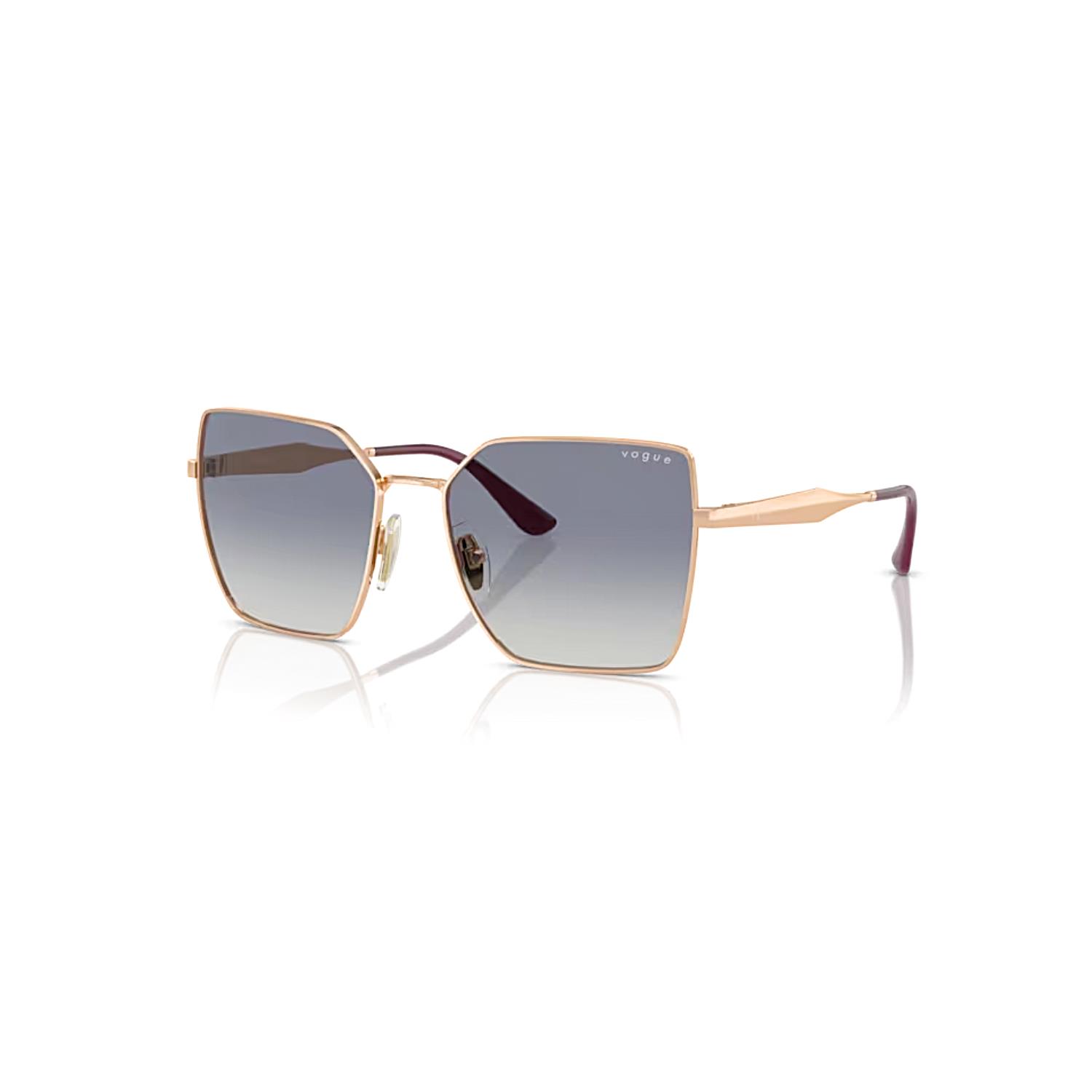 Vogue VO 4284S 51524L 56 Kadın Kare Rose Gold Metal Güneş Gözlüğü