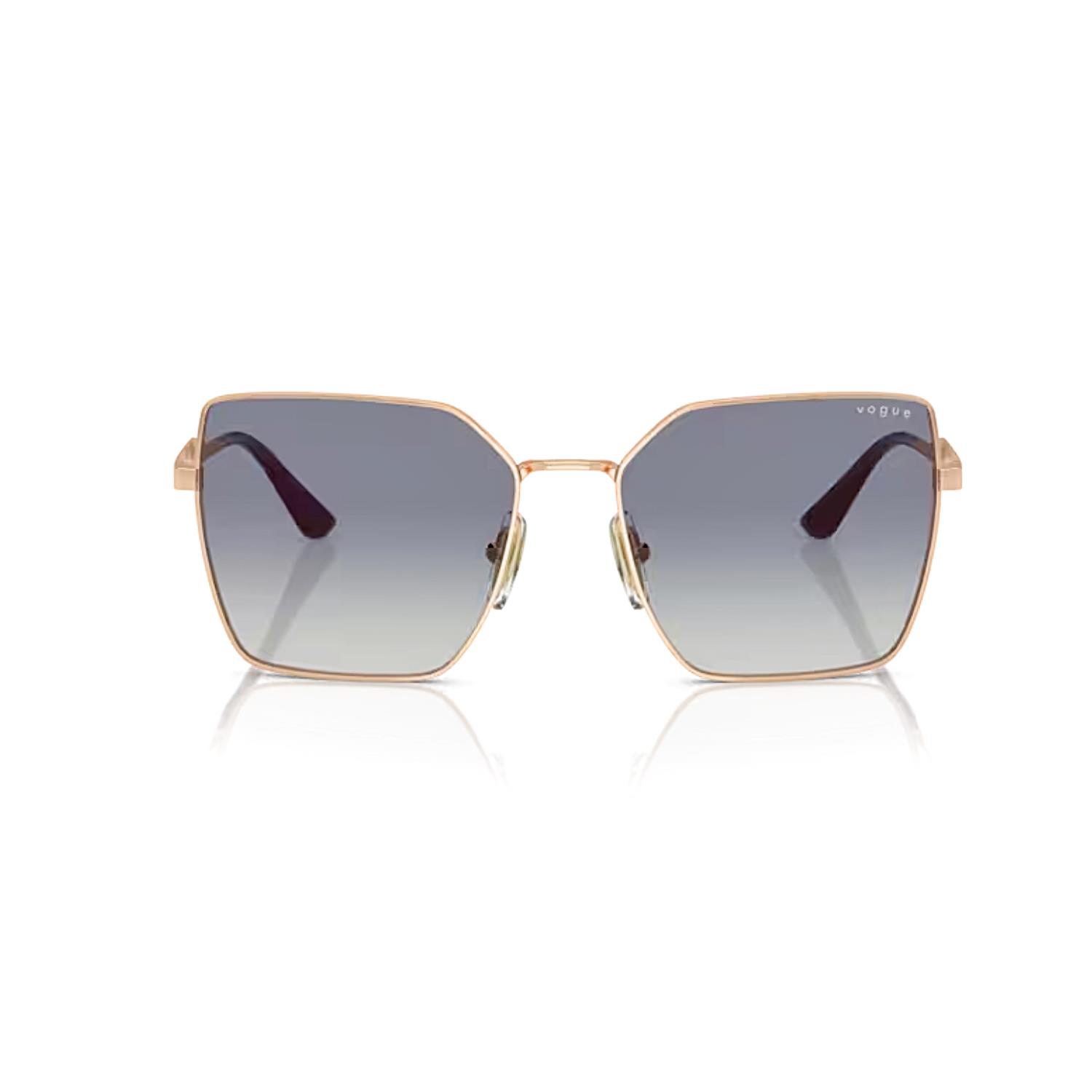 Vogue VO 4284S 51524L 56 Kadın Kare Rose Gold Metal Güneş Gözlüğü