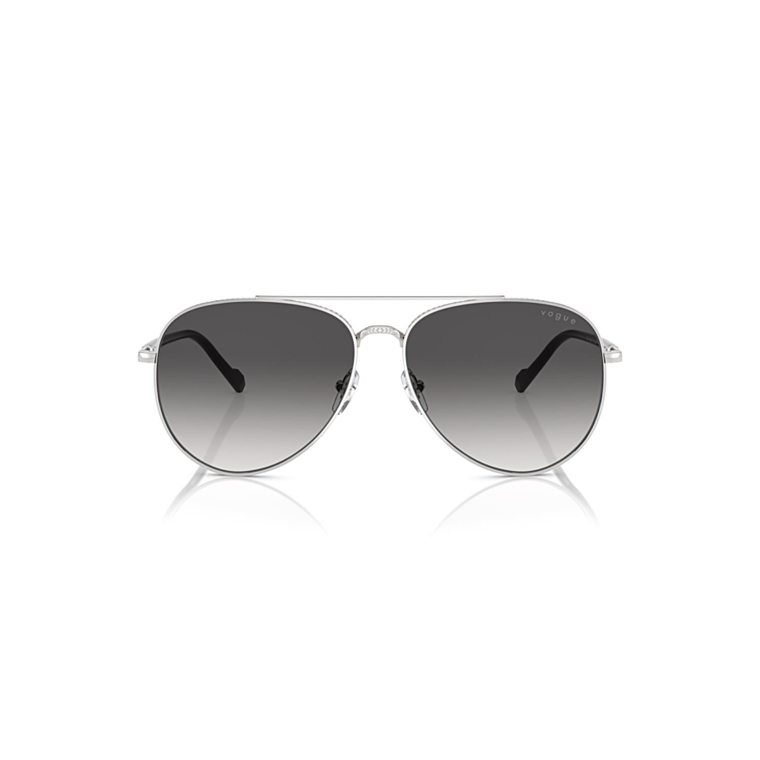 Vogue VO 4290S 3238G 60 Erkek Damla Gümüş Metal Güneş Gözlüğü