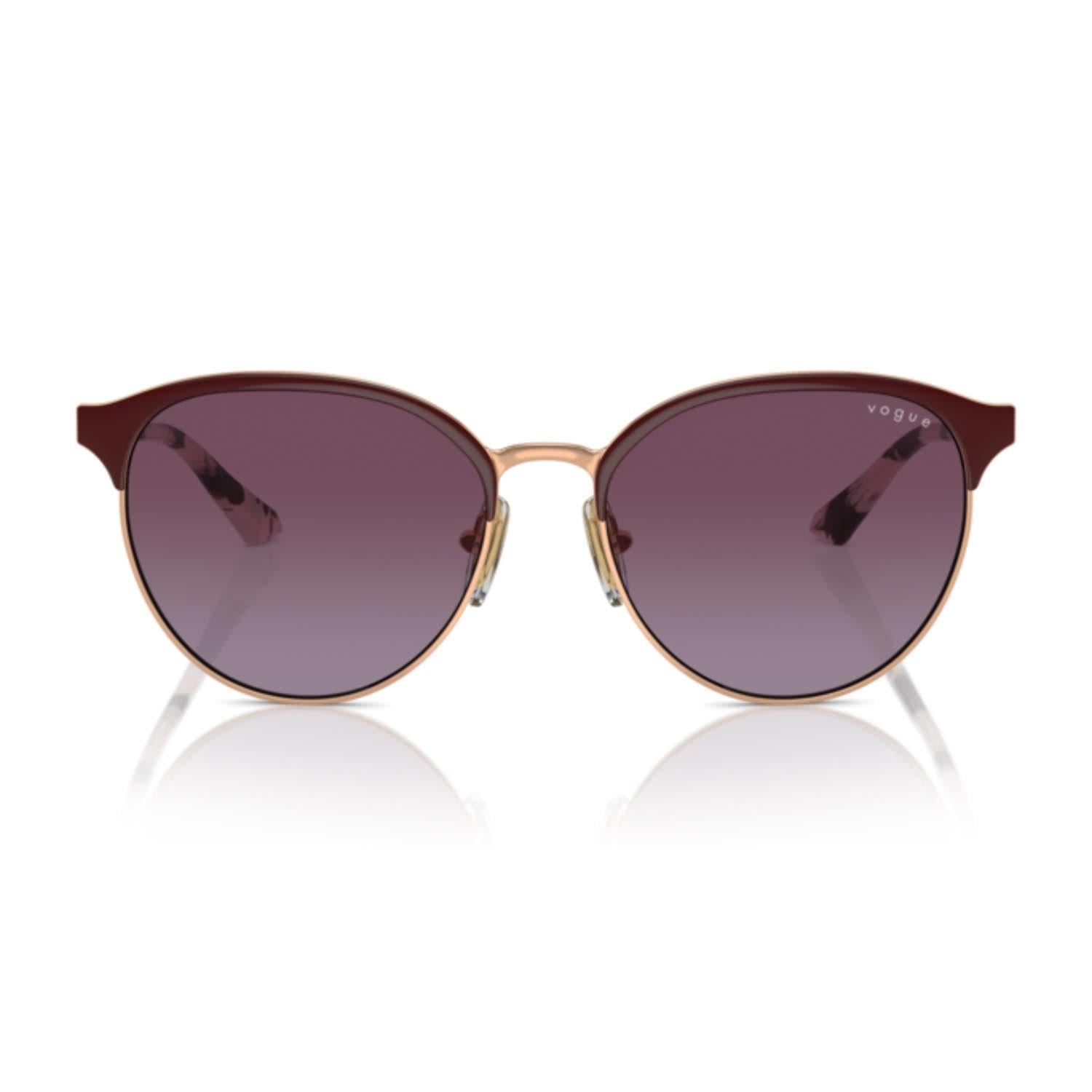 Vogue VO 4303S 51708H 56 Kadın Geometrik Bordo Kombine Güneş Gözlüğü
