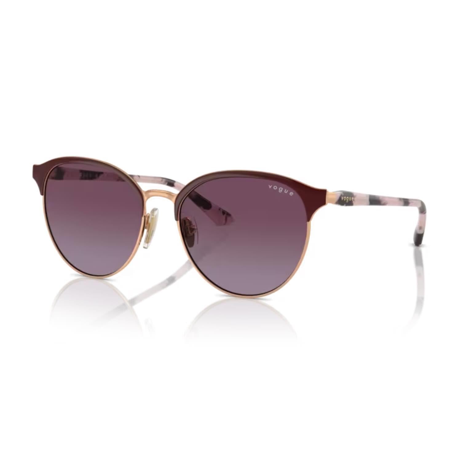 Vogue VO 4303S 51708H 56 Kadın Geometrik Bordo Kombine Güneş Gözlüğü
