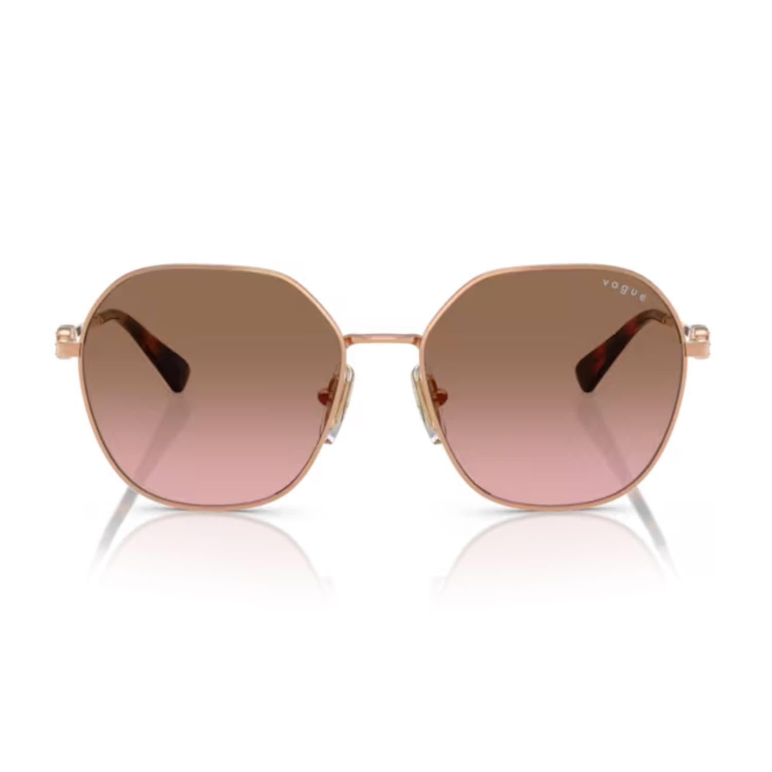 Vogue VO 4318SB 515214 55 Kadın Geometrik Rose Gold Metal Güneş Gözlüğü