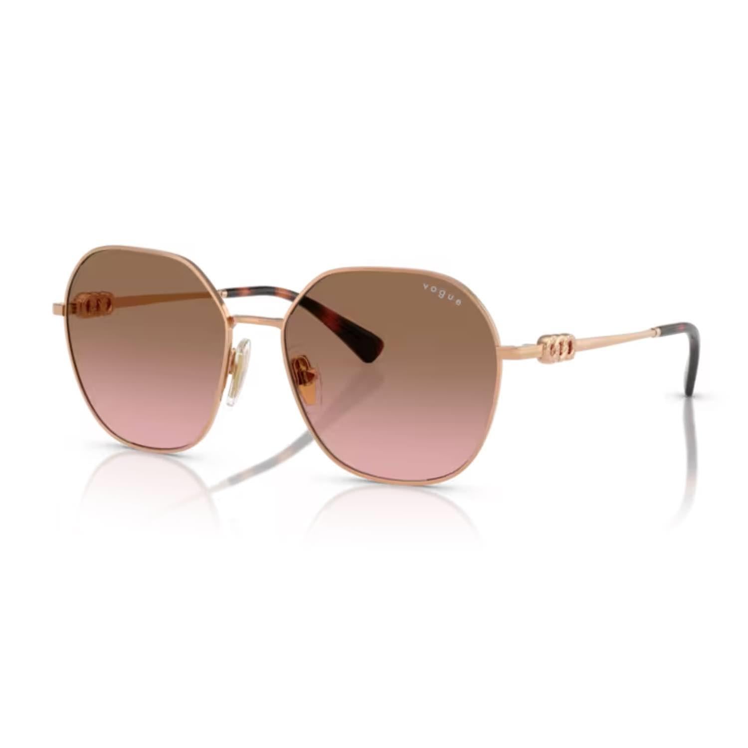 Vogue VO 4318SB 515214 55 Kadın Geometrik Rose Gold Metal Güneş Gözlüğü