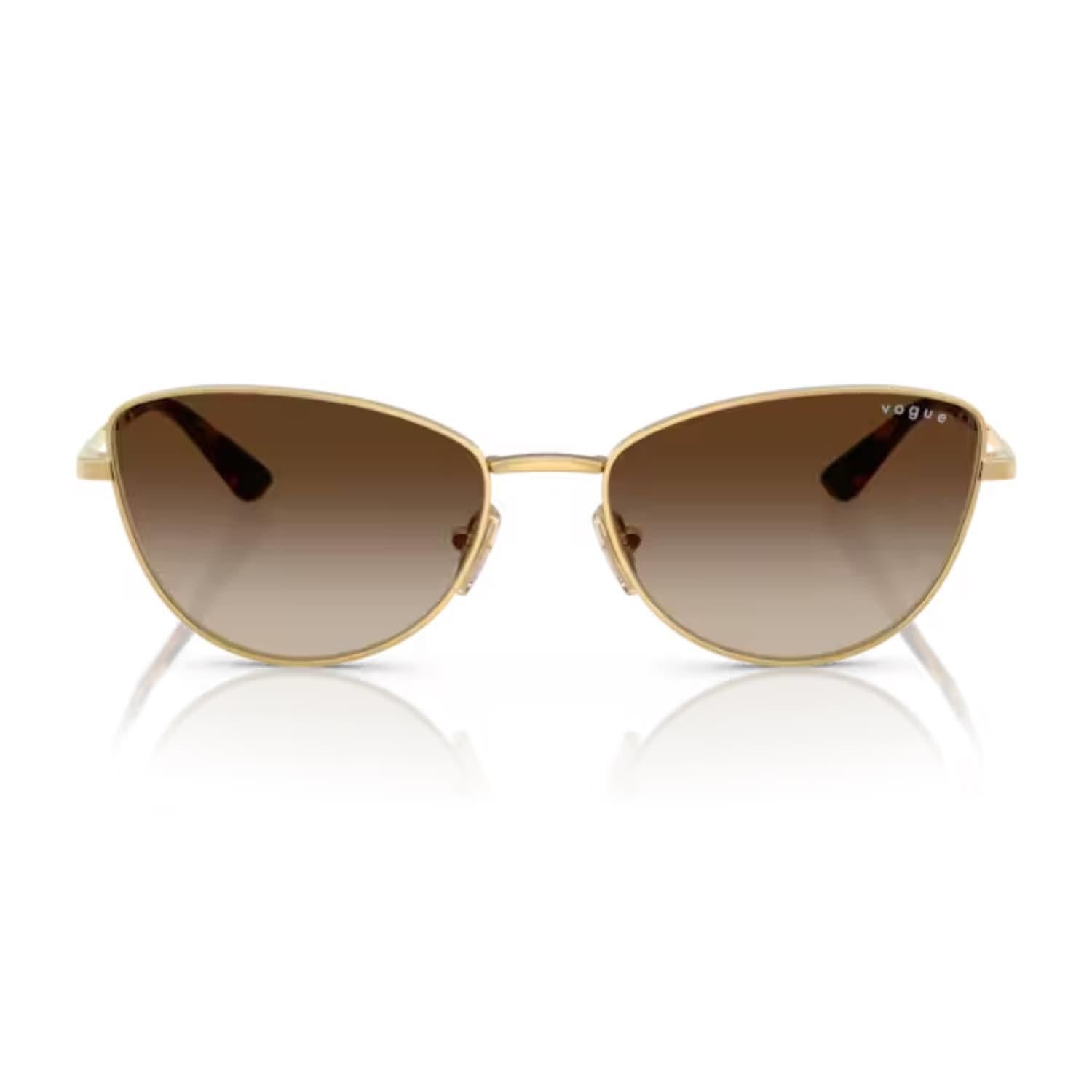 Vogue VO 4324S 28013 56 Kadın Kelebek Gold Metal Güneş Gözlüğü
