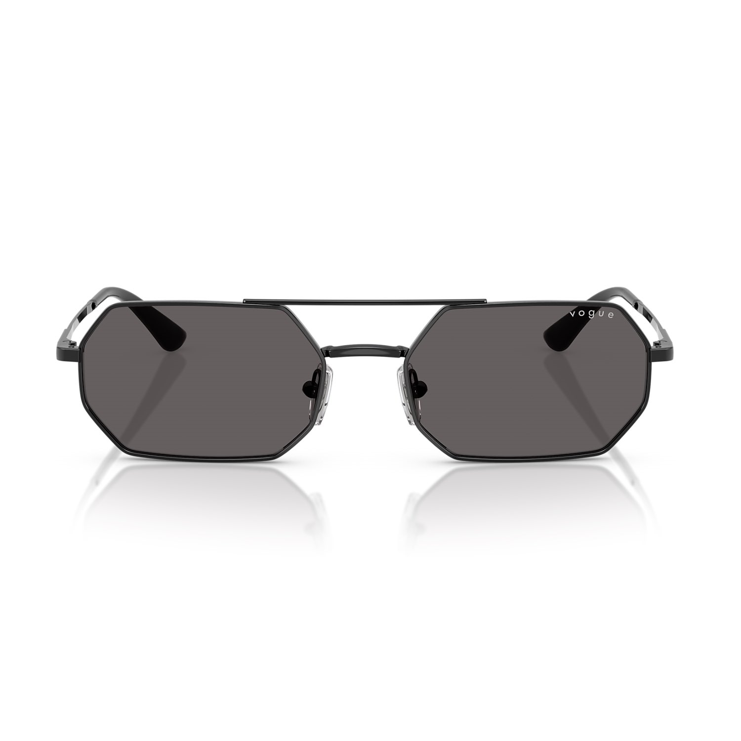 Vogue VO 4329S 35287 55 Unisex Geometrik Siyah Metal Güneş Gözlüğü