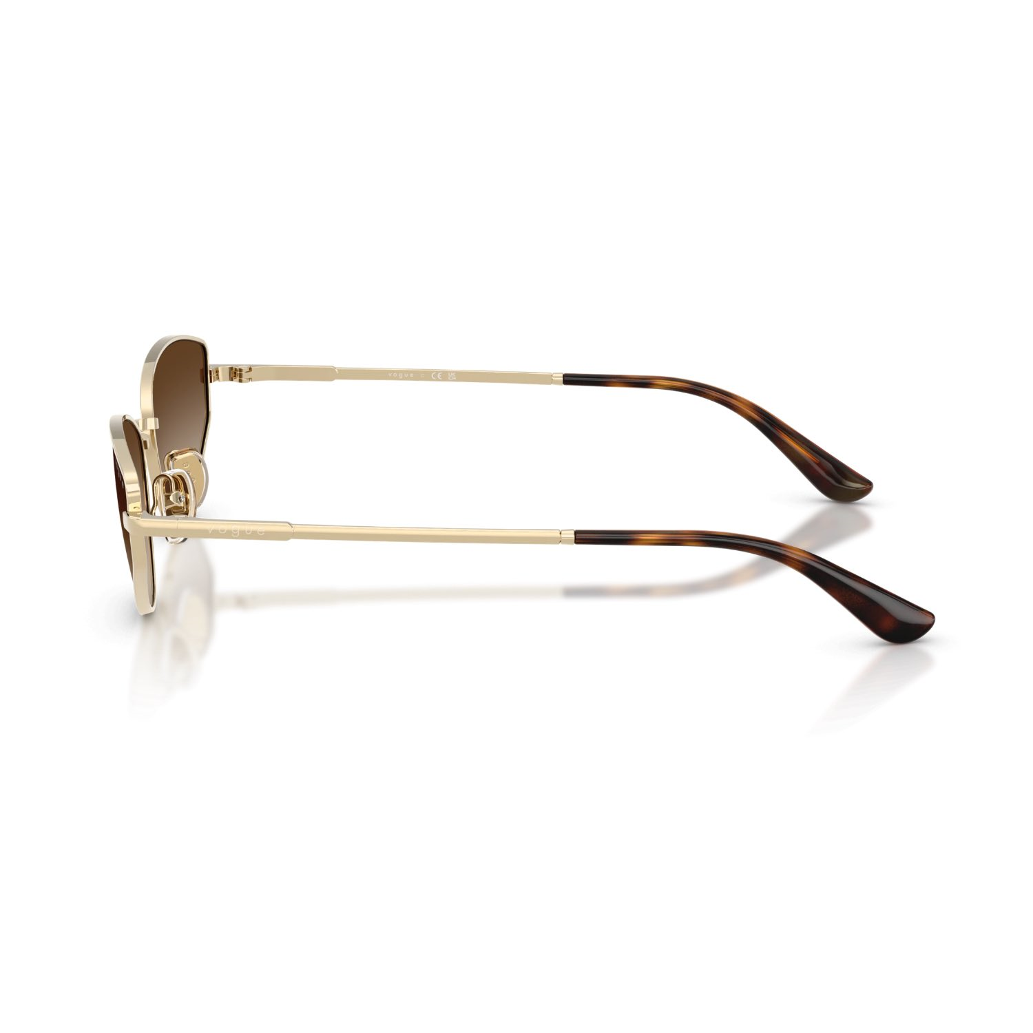 Vogue VO 4339S 84813 56 Kadın Cat Eye Degrade Gold Metal Güneş Gözlüğü