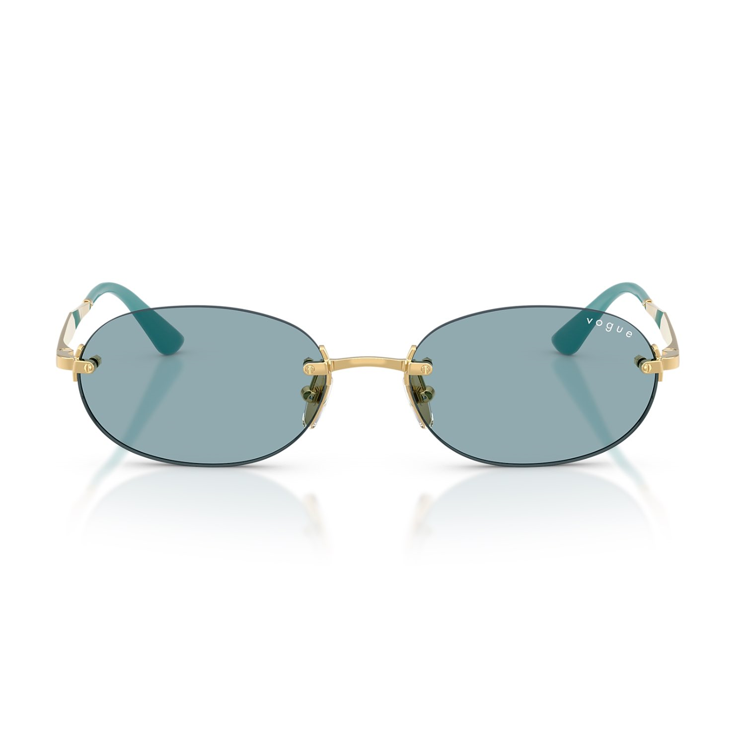 Vogue VO 4342S 28080 55 Kadın Oval Gold Metal Güneş Gözlüğü