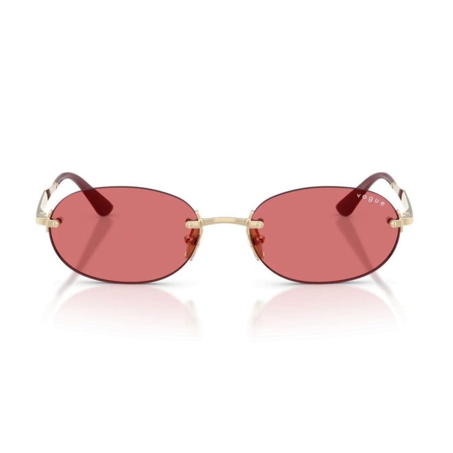 Vogue VO 4342S 84875 55 Kadın Oval Gold Metal Güneş Gözlüğü
