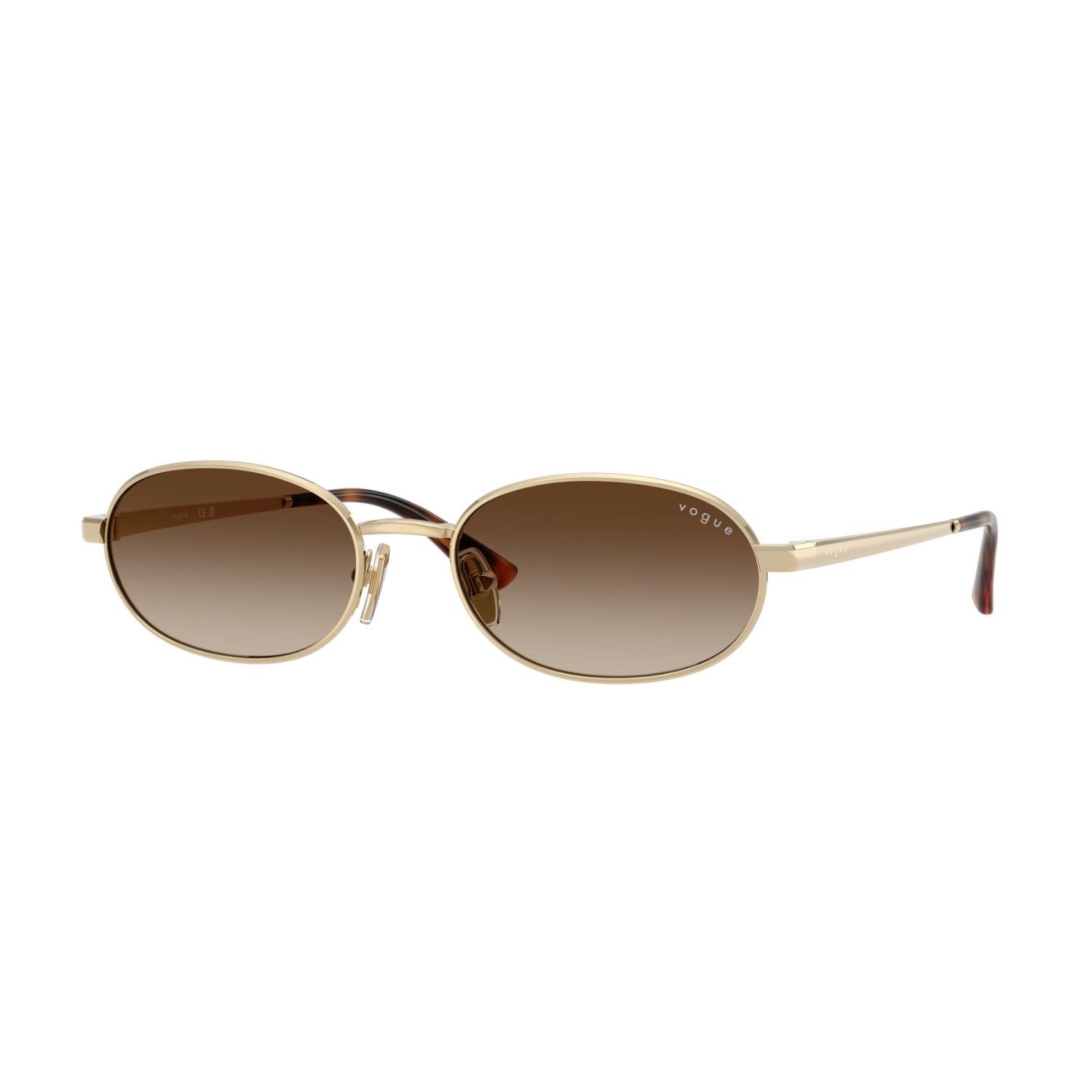 Vogue VO 4353S 84813 54 Kadın Oval Gold Metal Güneş Gözlüğü