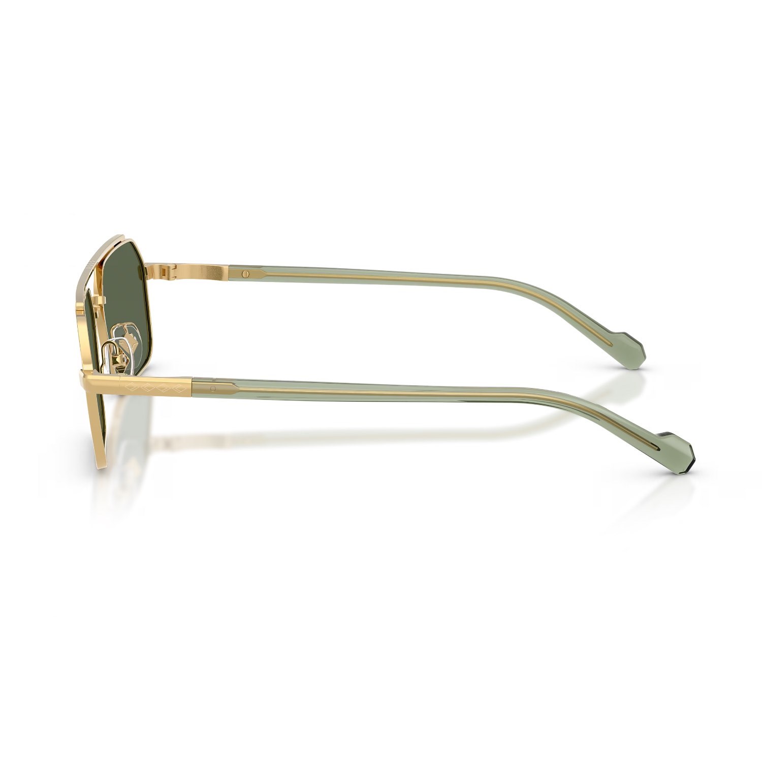 Vogue VO 4356S 28071 57 Erkek Geometrik Gold Metal Güneş Gözlüğü