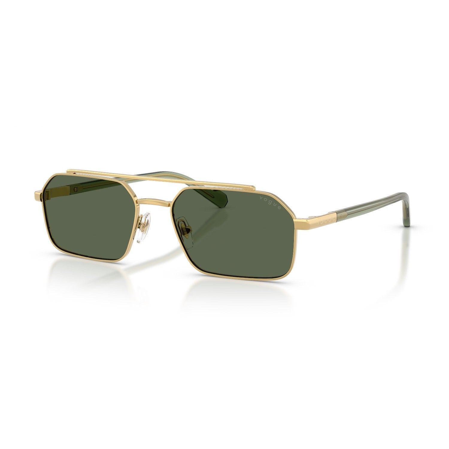 Vogue VO 4356S 28071 57 Erkek Geometrik Gold Metal Güneş Gözlüğü
