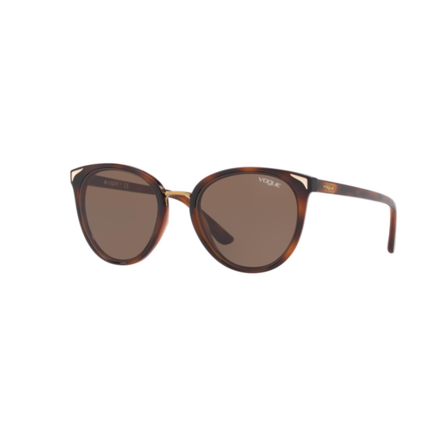 Vogue VO 5230S 238673 54 Kadın Kahverengi Oval Güneş Gözlüğü