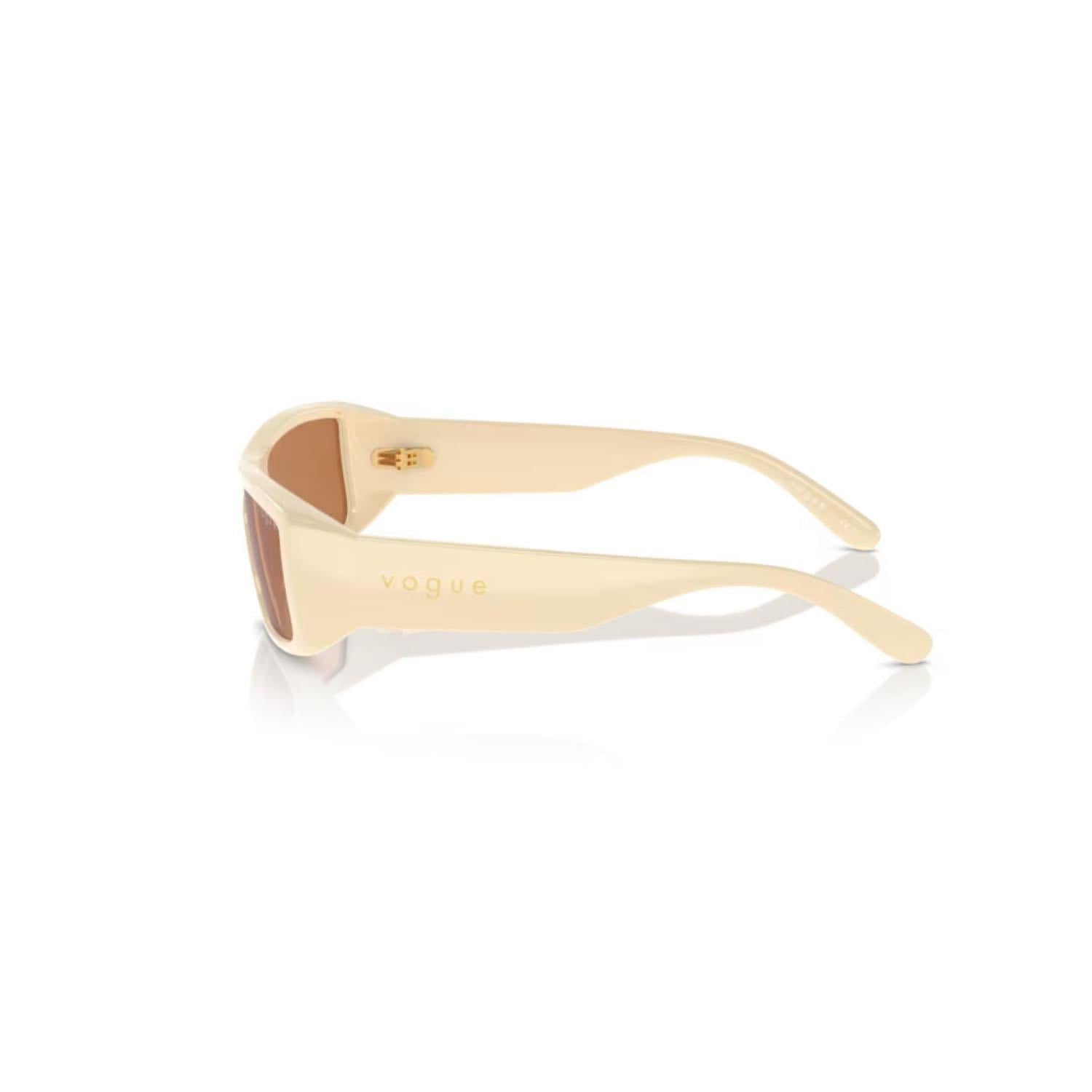 Vogue VO 5442SM 317073 22 Kadın Dikdörtgen Beyaz Kemik Güneş Gözlüğü