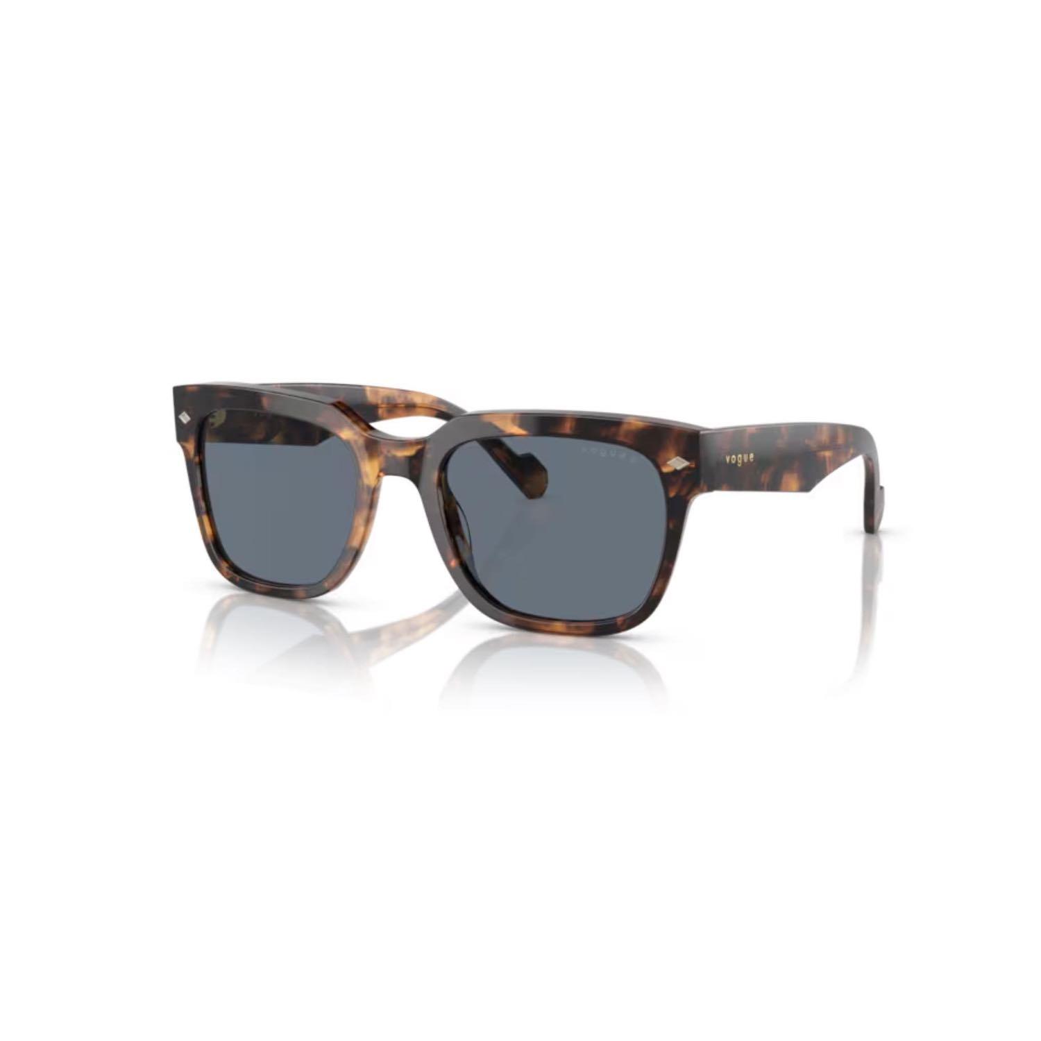 Vogue VO 5490S 28194Y 54 Polarize Unisex Kare Yeşil Kemik Güneş Gözlüğü