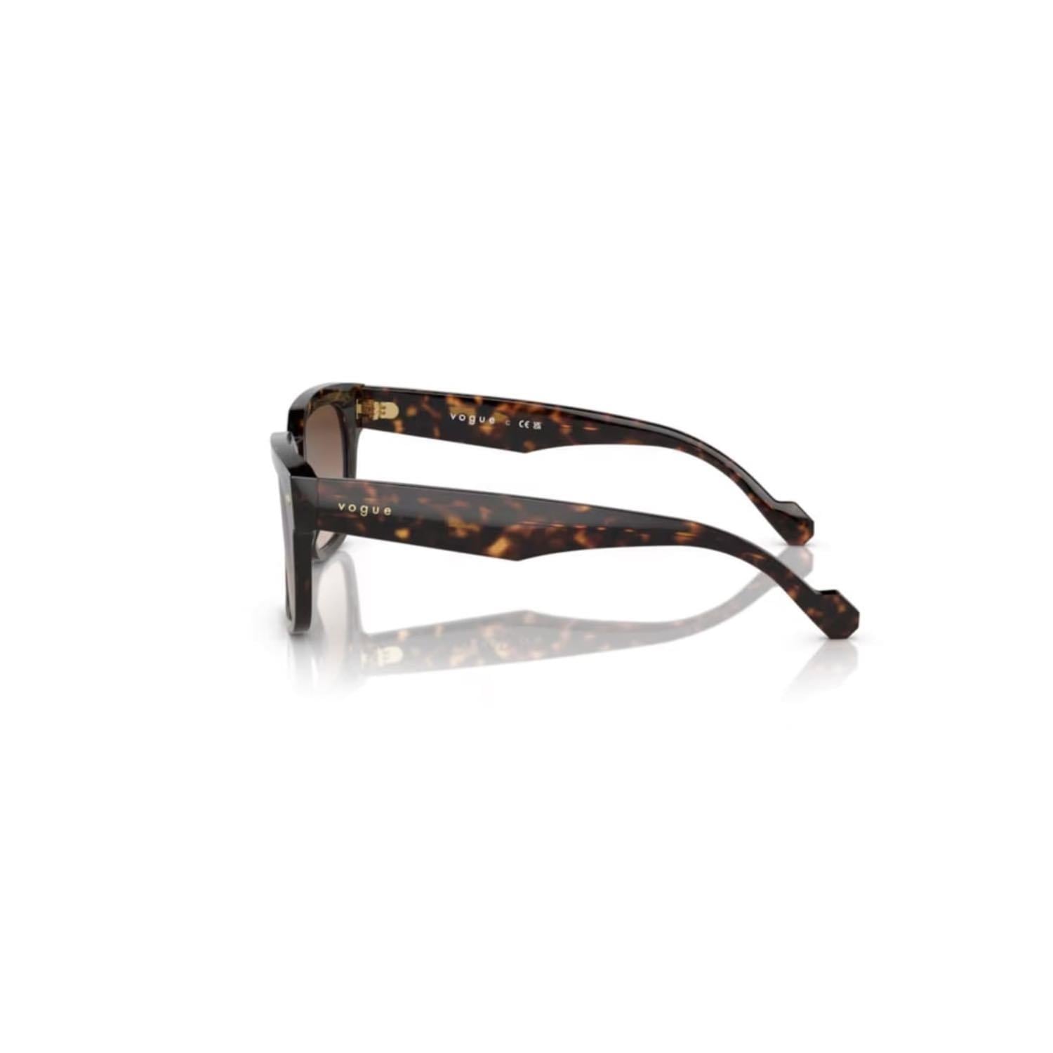 Vogue VO 5490S W65613 54 Unisex Kare Kahverengi Kemik Güneş Gözlüğü