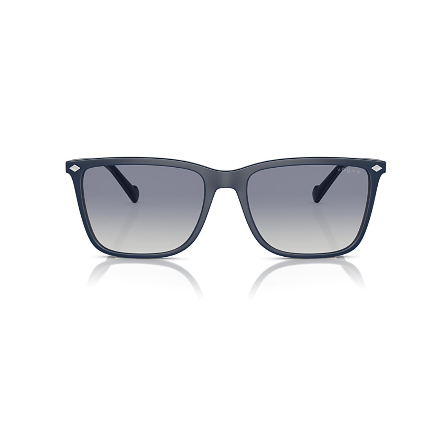 Vogue VO 5493S 30564L 56 Unisex Kare Lacivert Kemik Güneş Gözlüğü