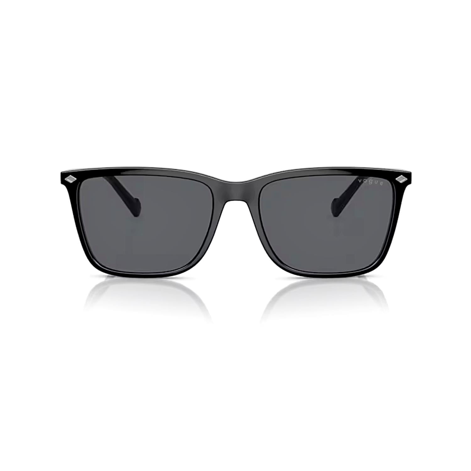 Vogue VO 5493S W4487 56 Unisex Oval Siyah Kemik Güneş Gözlüğü