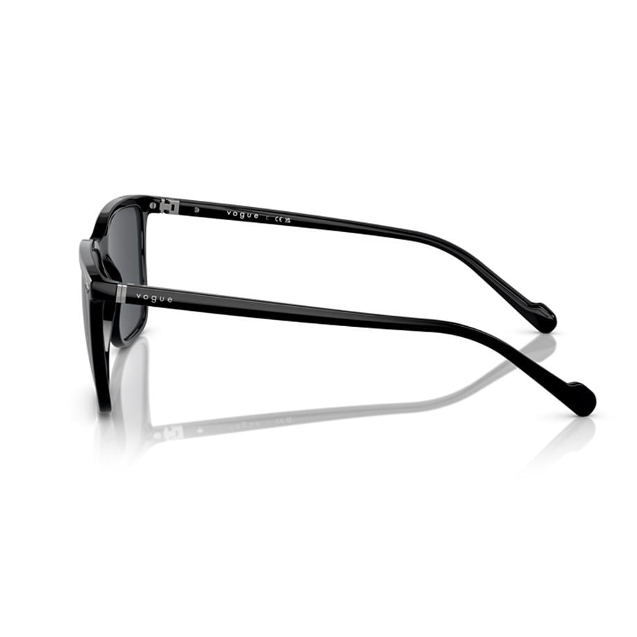 Vogue VO 5493S W4487 58 Unisex Oval Siyah Kemik Güneş Gözlüğü