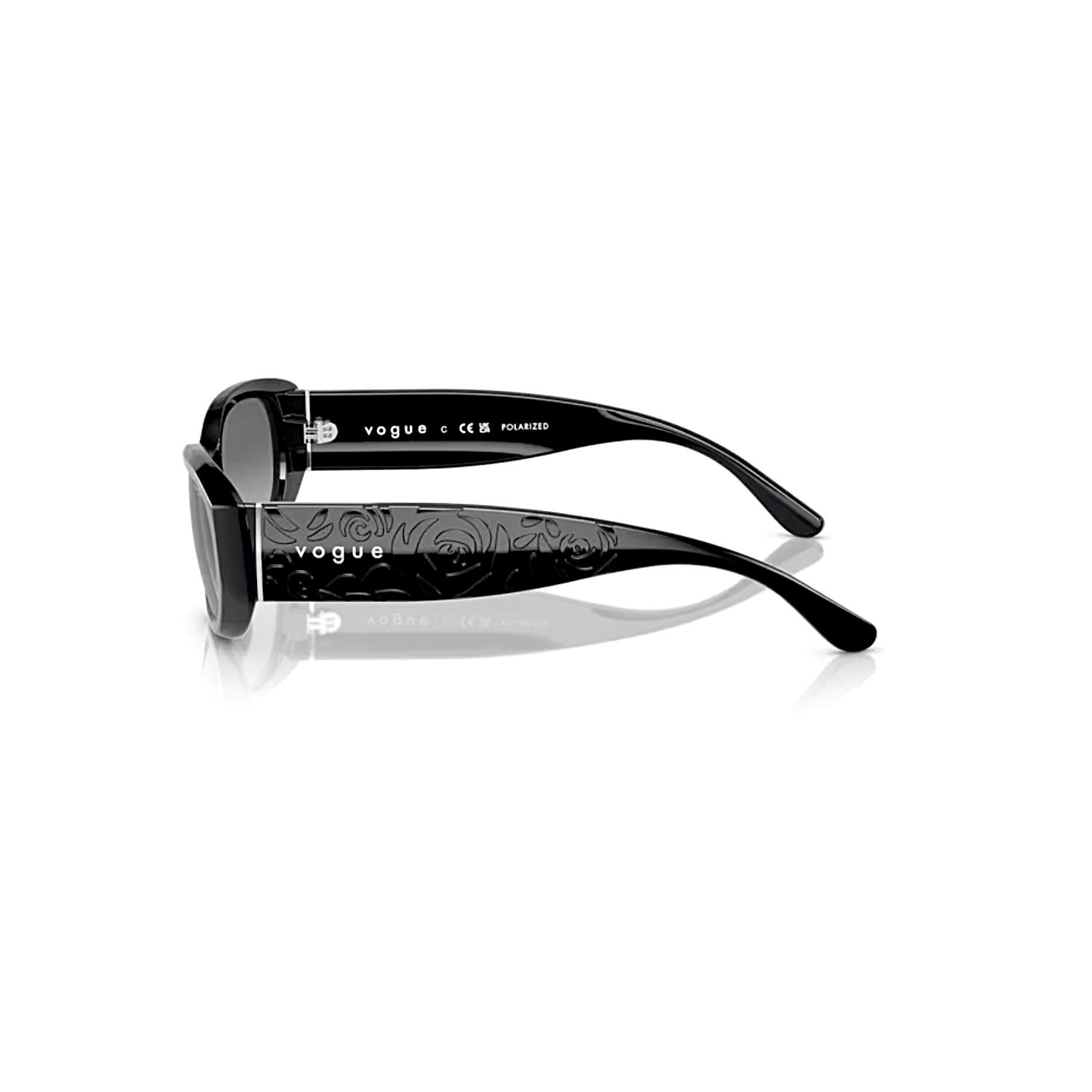 Vogue VO 5525S W44T3 52 Polarize Kadın Siyah Kemik Güneş Gözlüğü