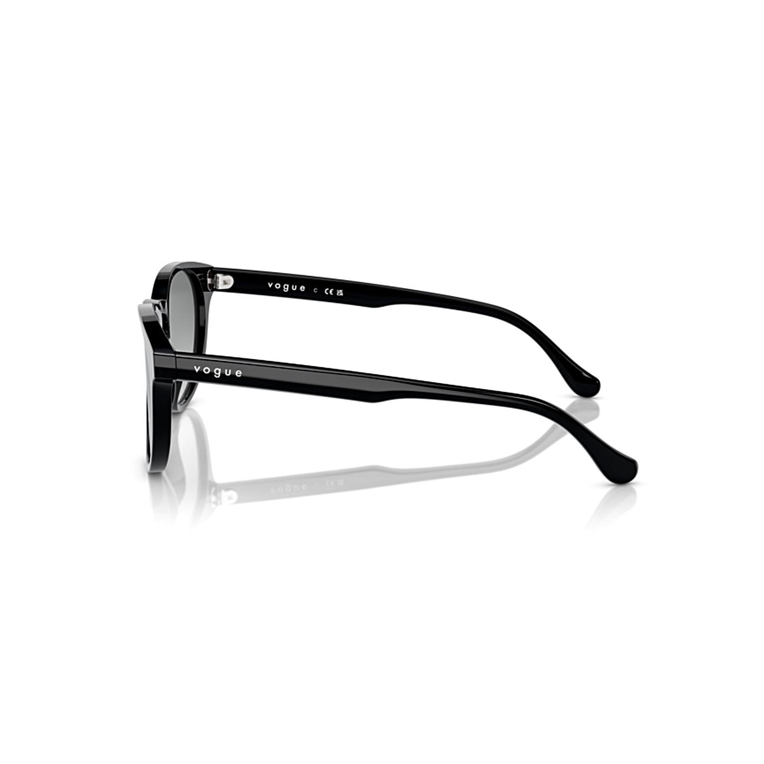 Vogue VO 5536SI W4411 52 Unisex Oval Siyah Kemik Güneş Gözlüğü