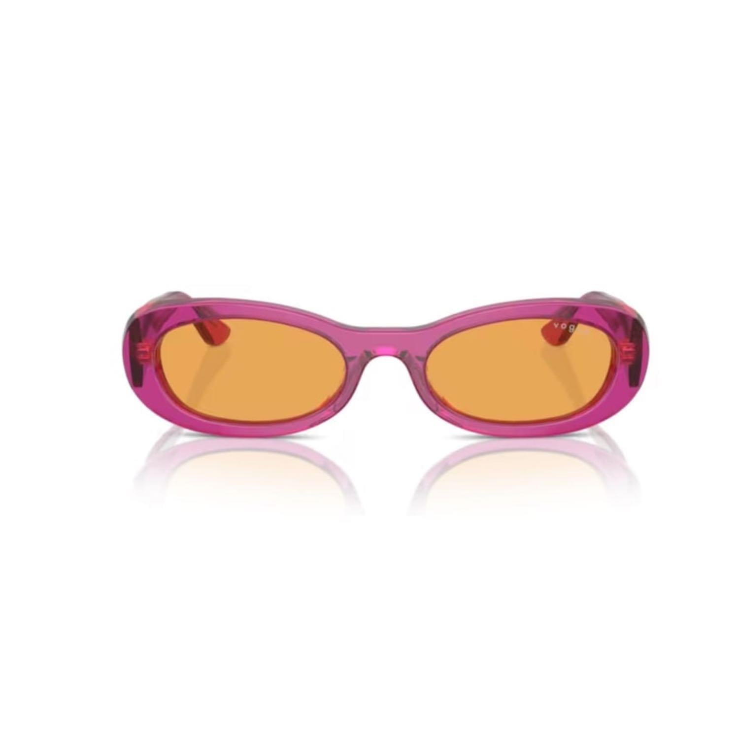 Vogue VO 5582S 31657 53 Kadın Oval Pembe Kemik Güneş Gözlüğü
