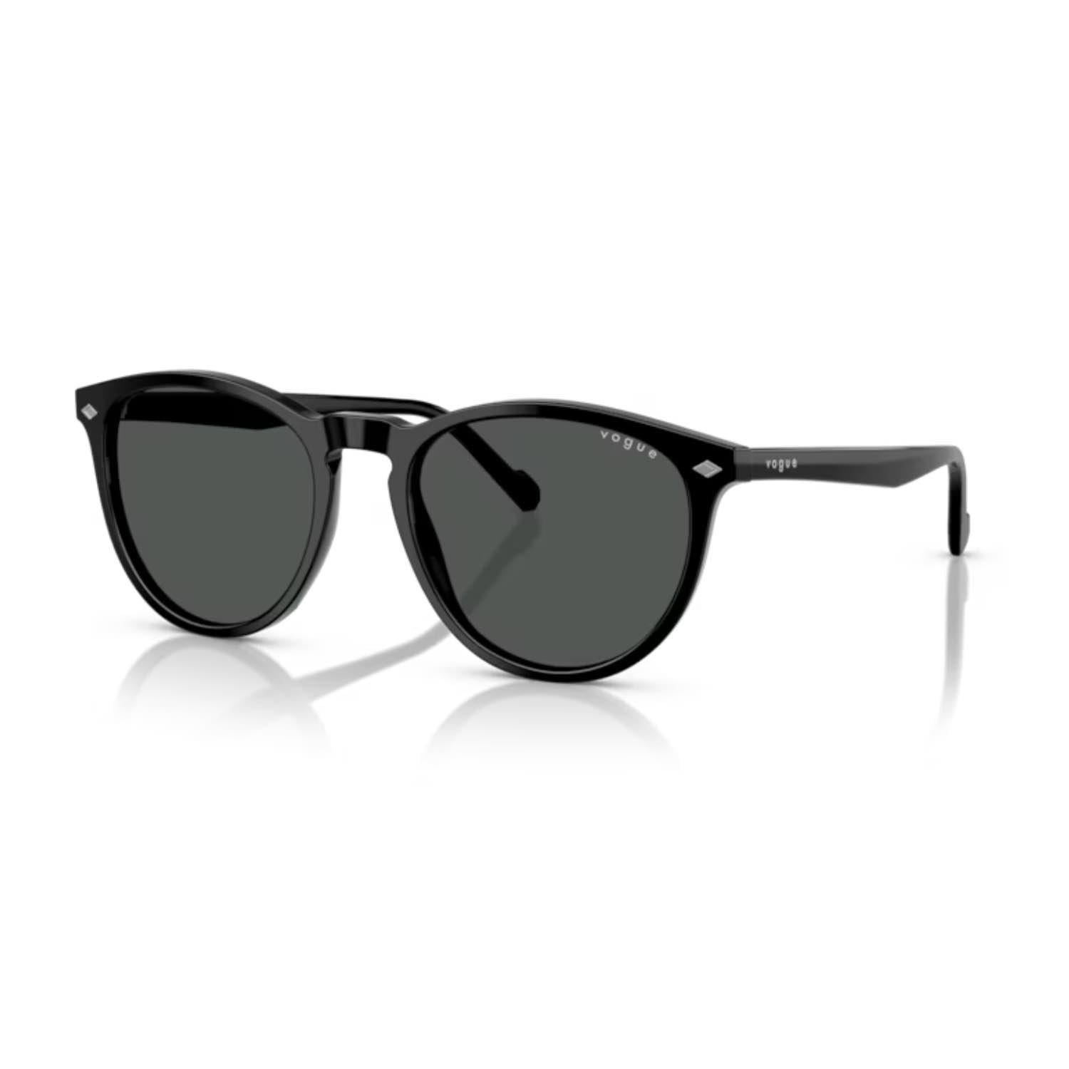 Vogue VO 5599S W4487 53 Unisex Oval Siyah Kemik Güneş Gözlüğü